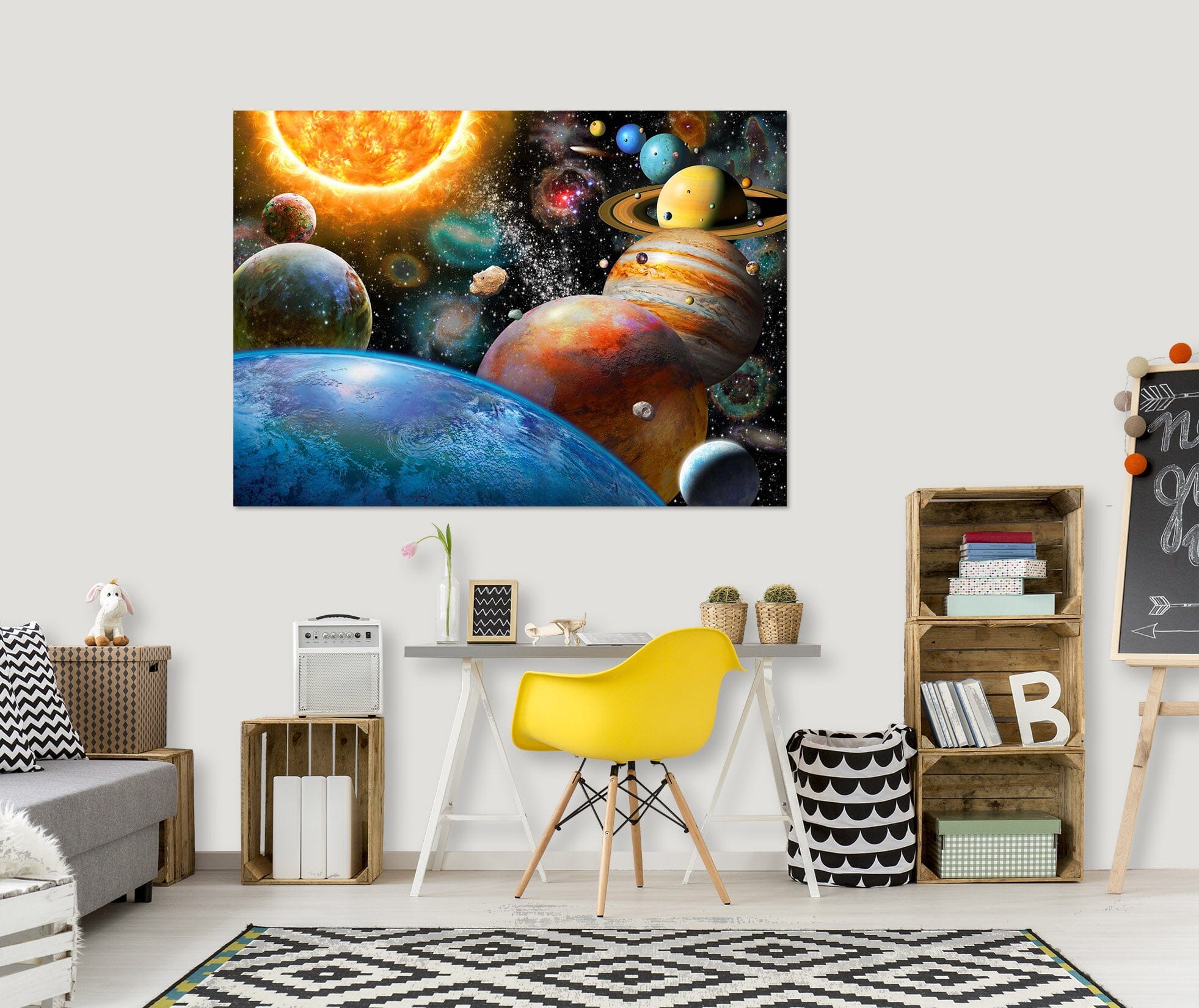 3D Color Planet 014 Adrian Chesterman Wall Sticker Wallpaper AJ Wallpaper 2 