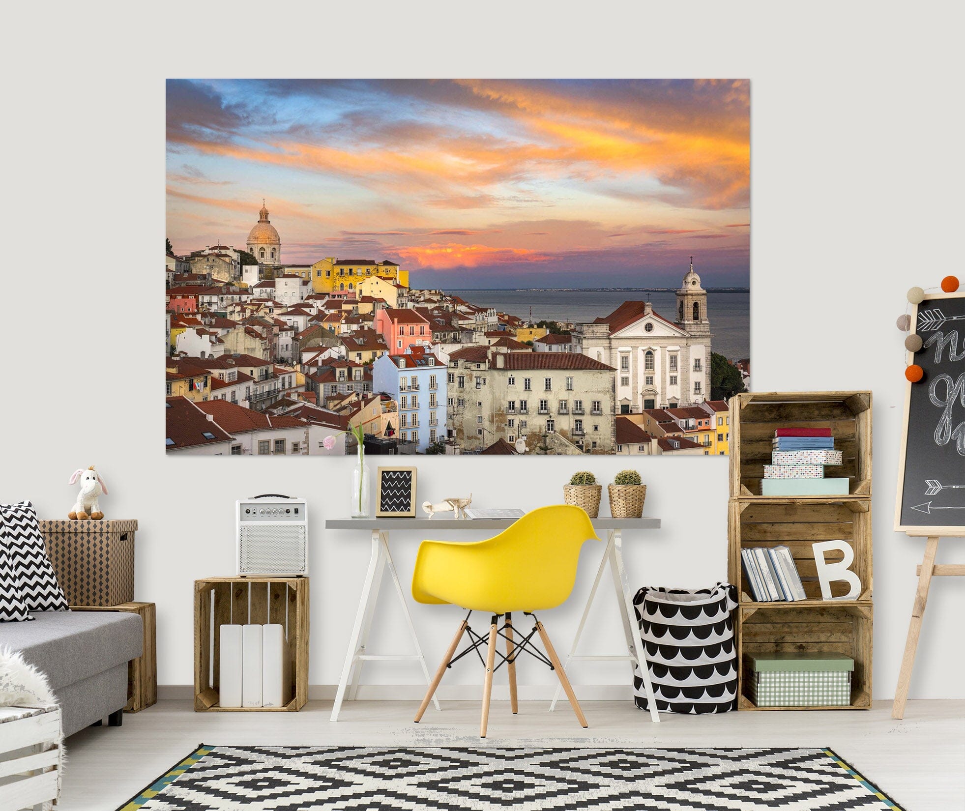 3D Characteristic Building 137 Marco Carmassi Wall Sticker Wallpaper AJ Wallpaper 2 