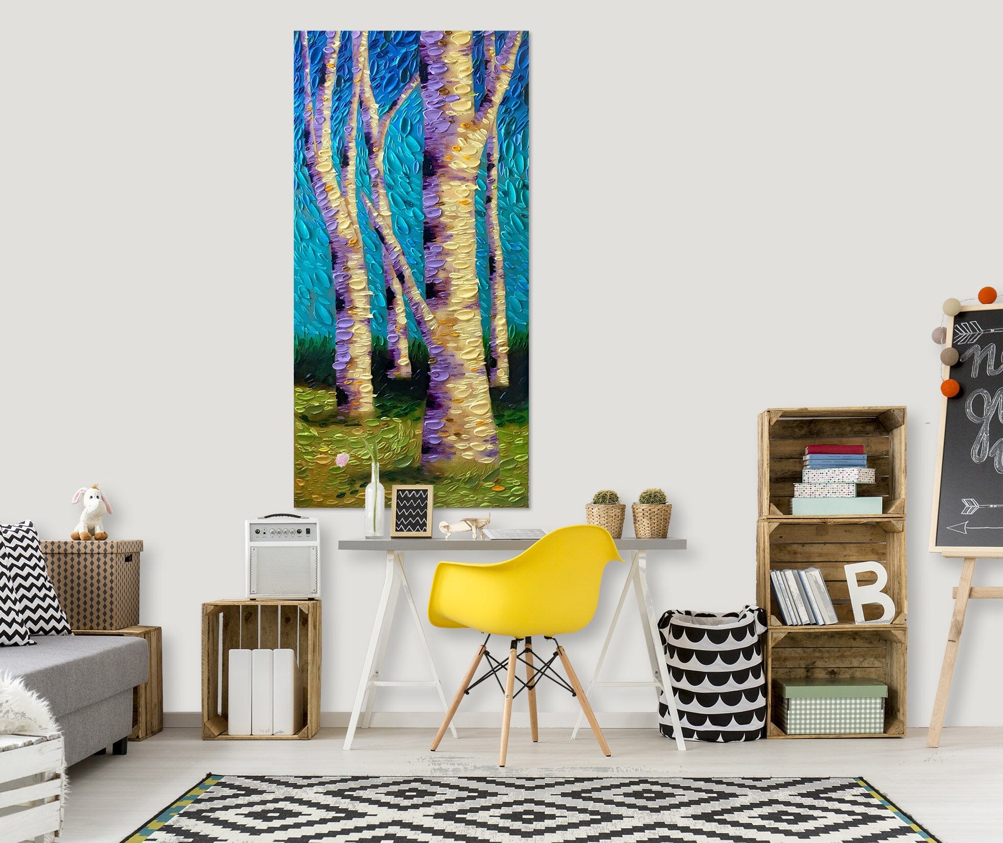 3D Garden Branches Mystery 002 Dena Tollefson Wall Sticker Wallpaper AJ Wallpaper 2 