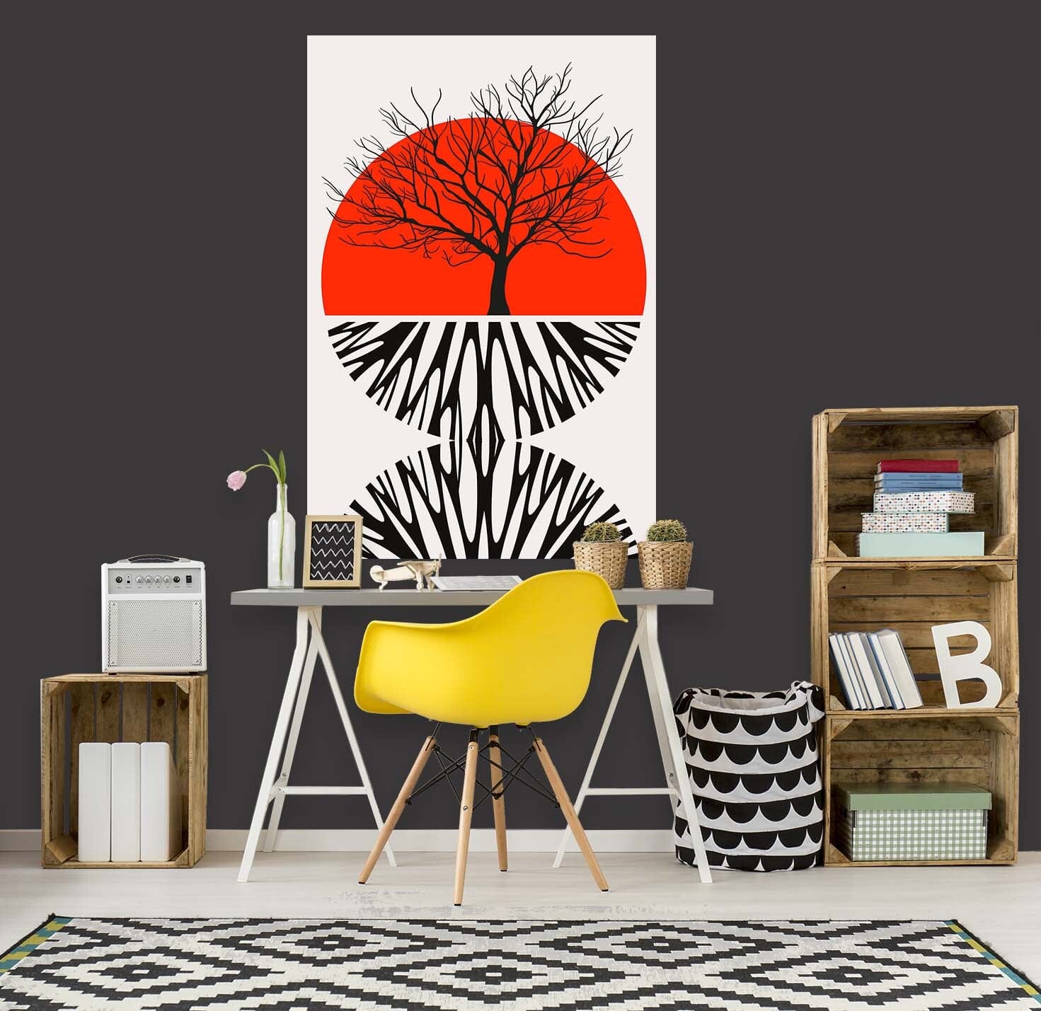 3D Painted Sun 236 Boris Draschoff Wall Sticker Wallpaper AJ Wallpaper 2 
