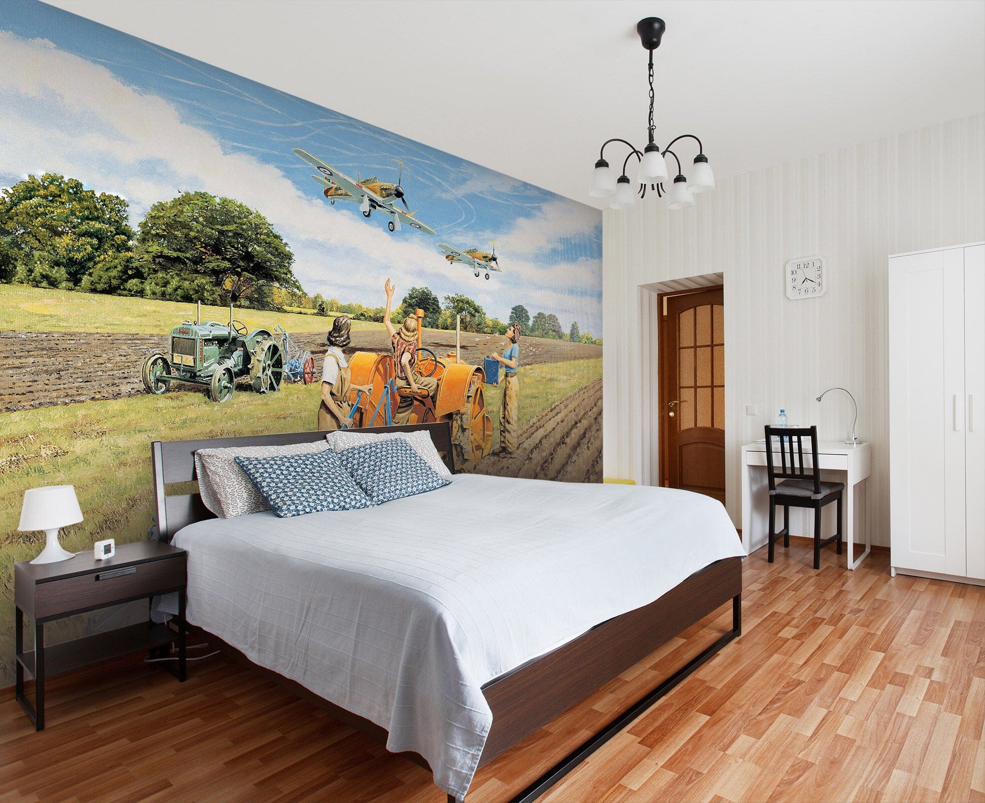 3D Ploughing For Britain 1045 Trevor Mitchell Wall Mural Wall Murals Wallpaper AJ Wallpaper 2 