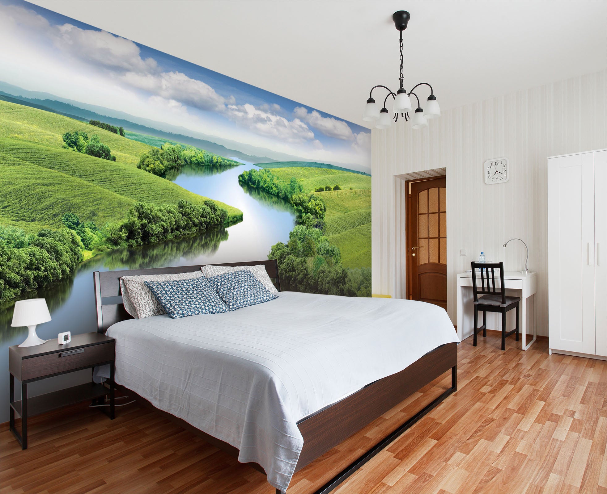 3D Curved Lake Forest 40 Wall Murals Wallpaper AJ Wallpaper 2 