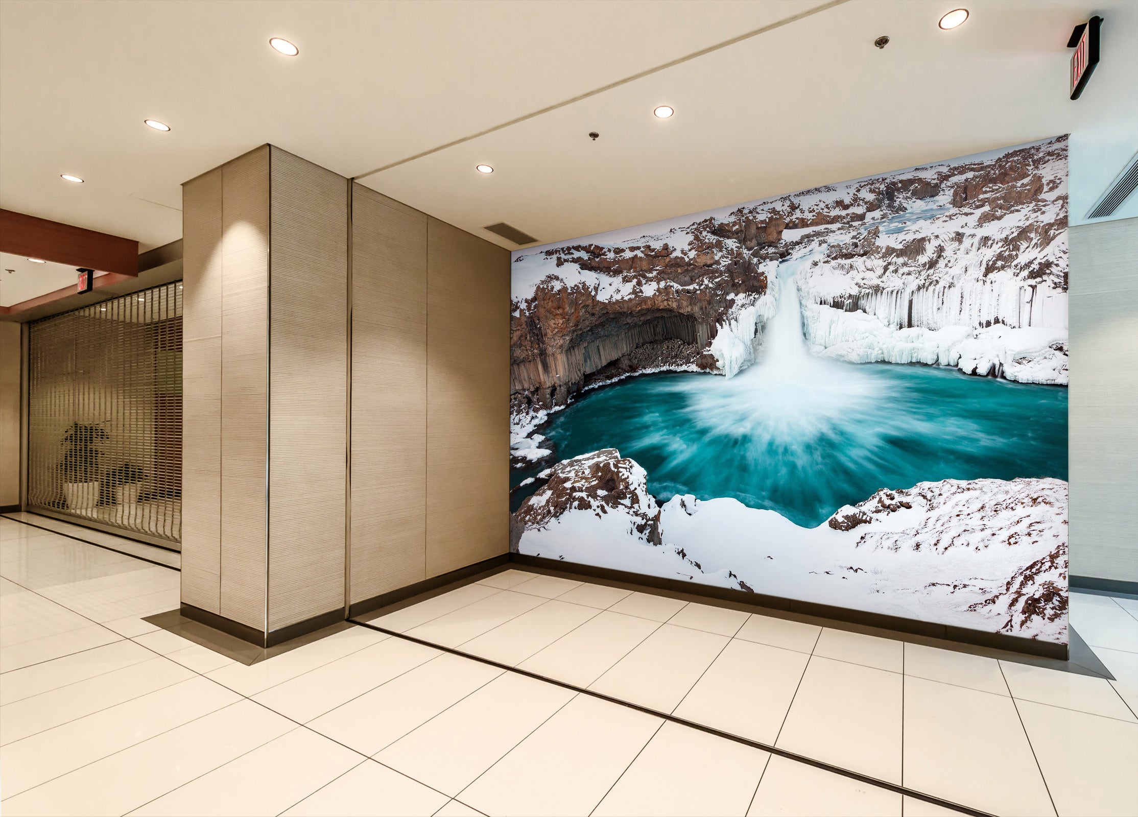 3D Iceberg Lake 103 Wall Murals