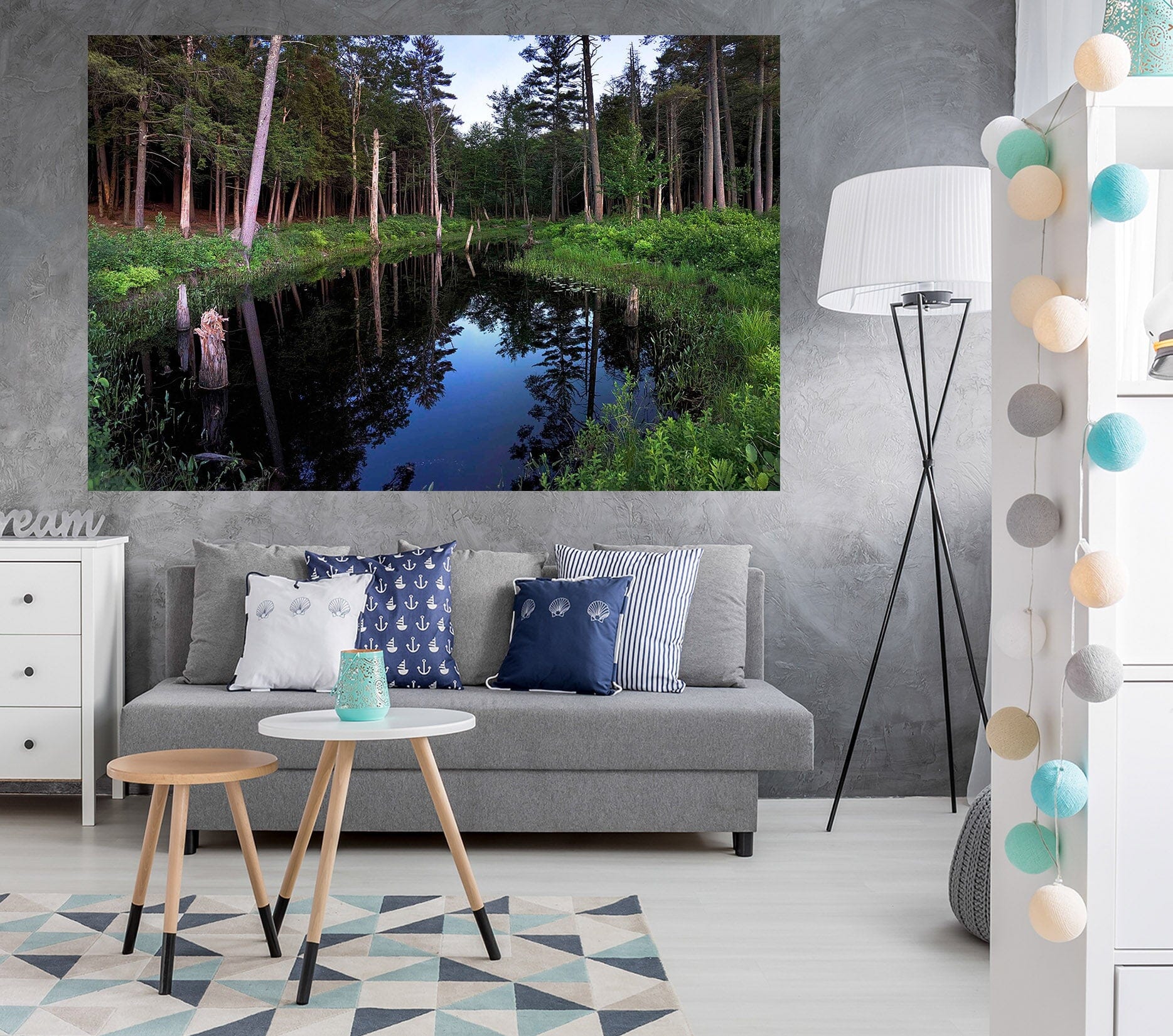 3D Forest River 102 Jerry LoFaro Wall Sticker Wallpaper AJ Wallpaper 2 