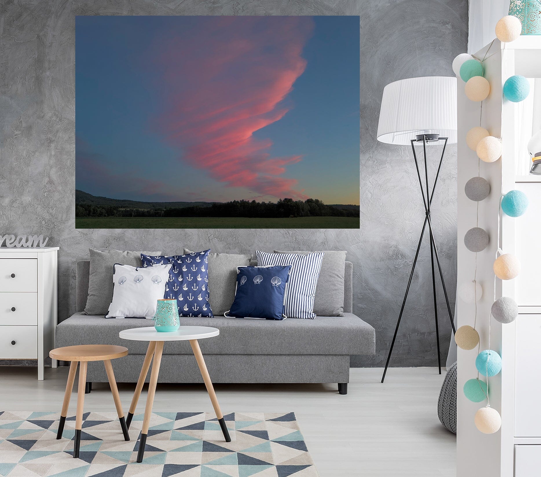 3D Pink Clouds 129 Jerry LoFaro Wall Sticker Wallpaper AJ Wallpaper 2 