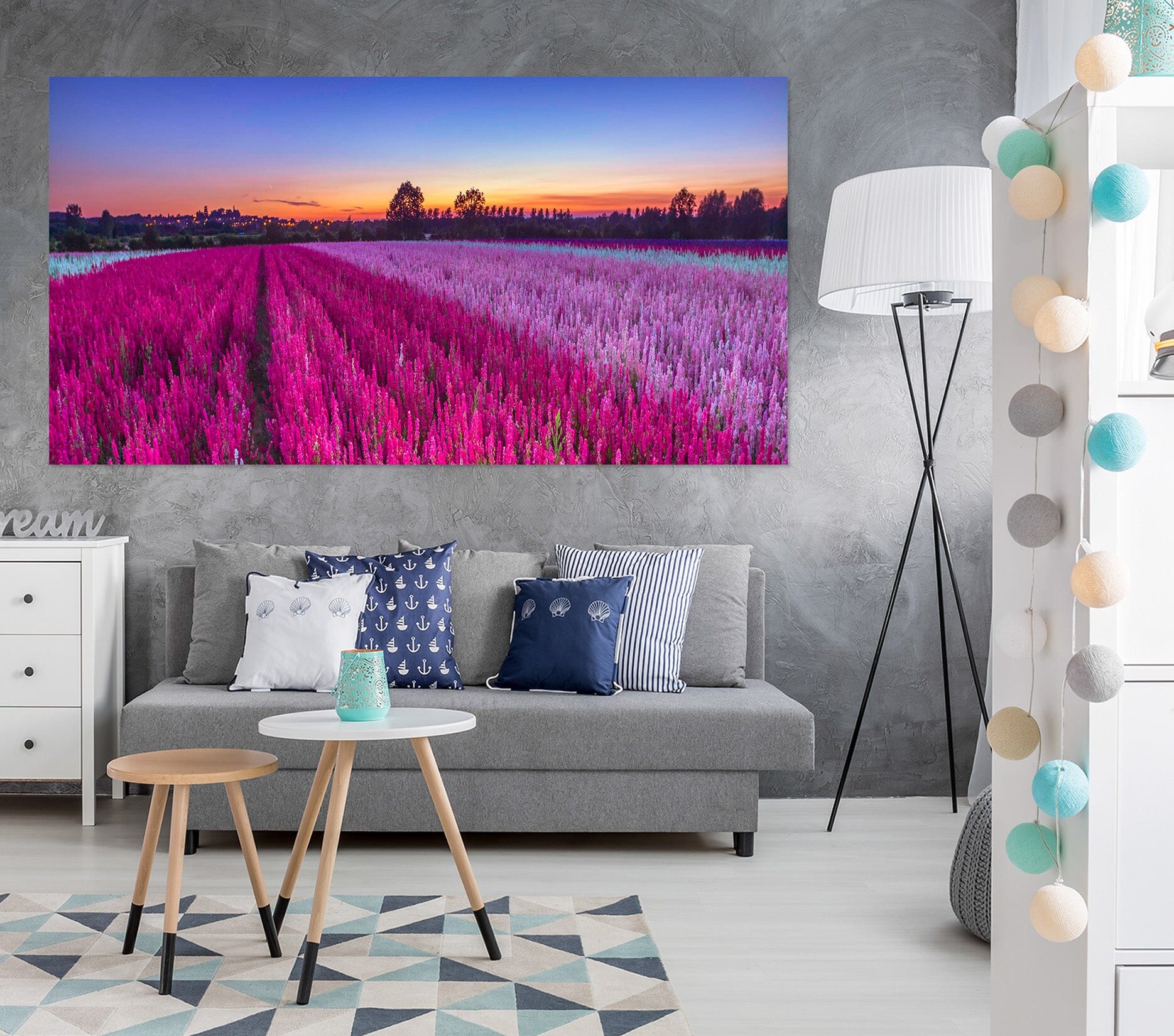 3D Purple Garden 024 Assaf Frank Wall Sticker Wallpaper AJ Wallpaper 2 