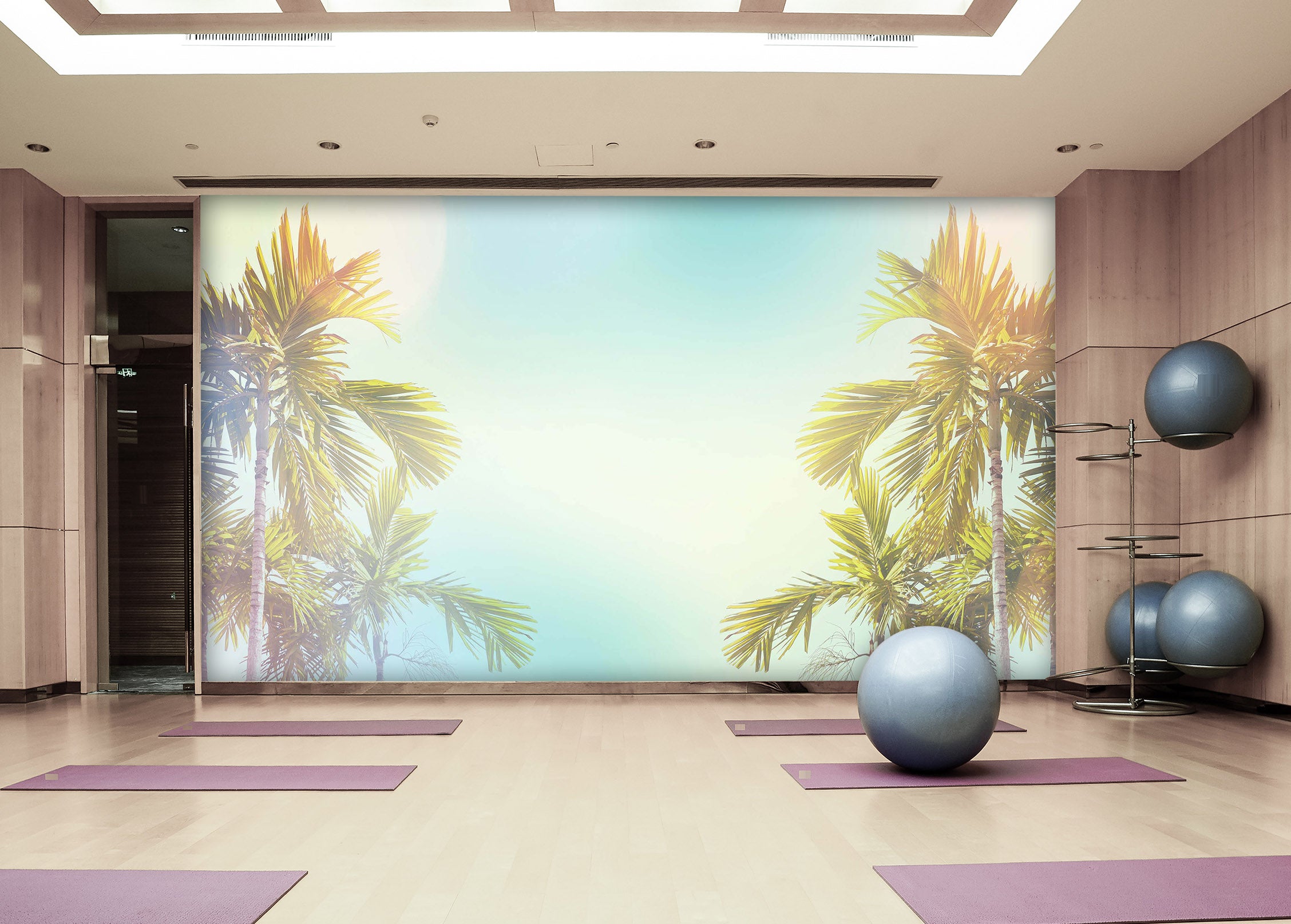 3D Leaf Sky 084 Wall Murals Wallpaper AJ Wallpaper 2 