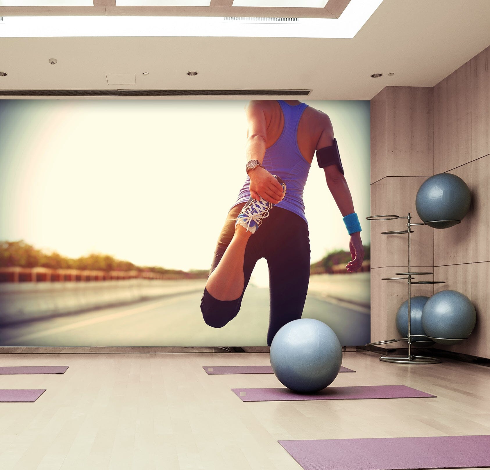 3D Stretching Exercise 255 Wall Murals Wallpaper AJ Wallpaper 2 