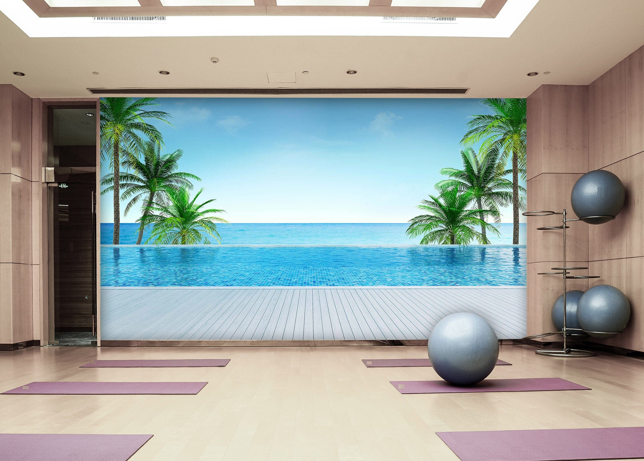 3D Big Coconut Tree 292 Wall Murals Wallpaper AJ Wallpaper 2 