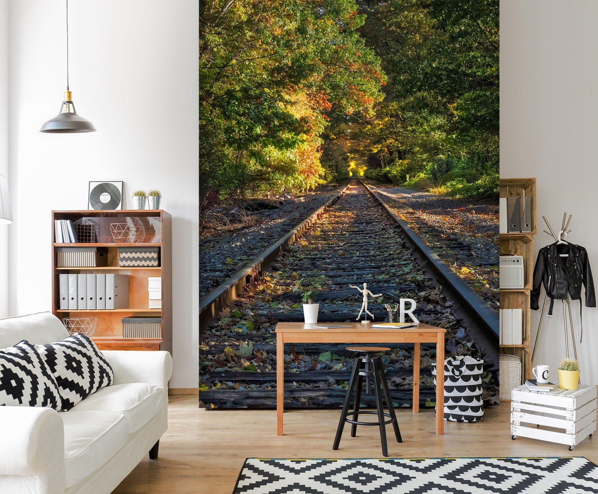 3D Stone Railway 136 Jerry LoFaro Wall Mural Wall Murals Wallpaper AJ Wallpaper 2 