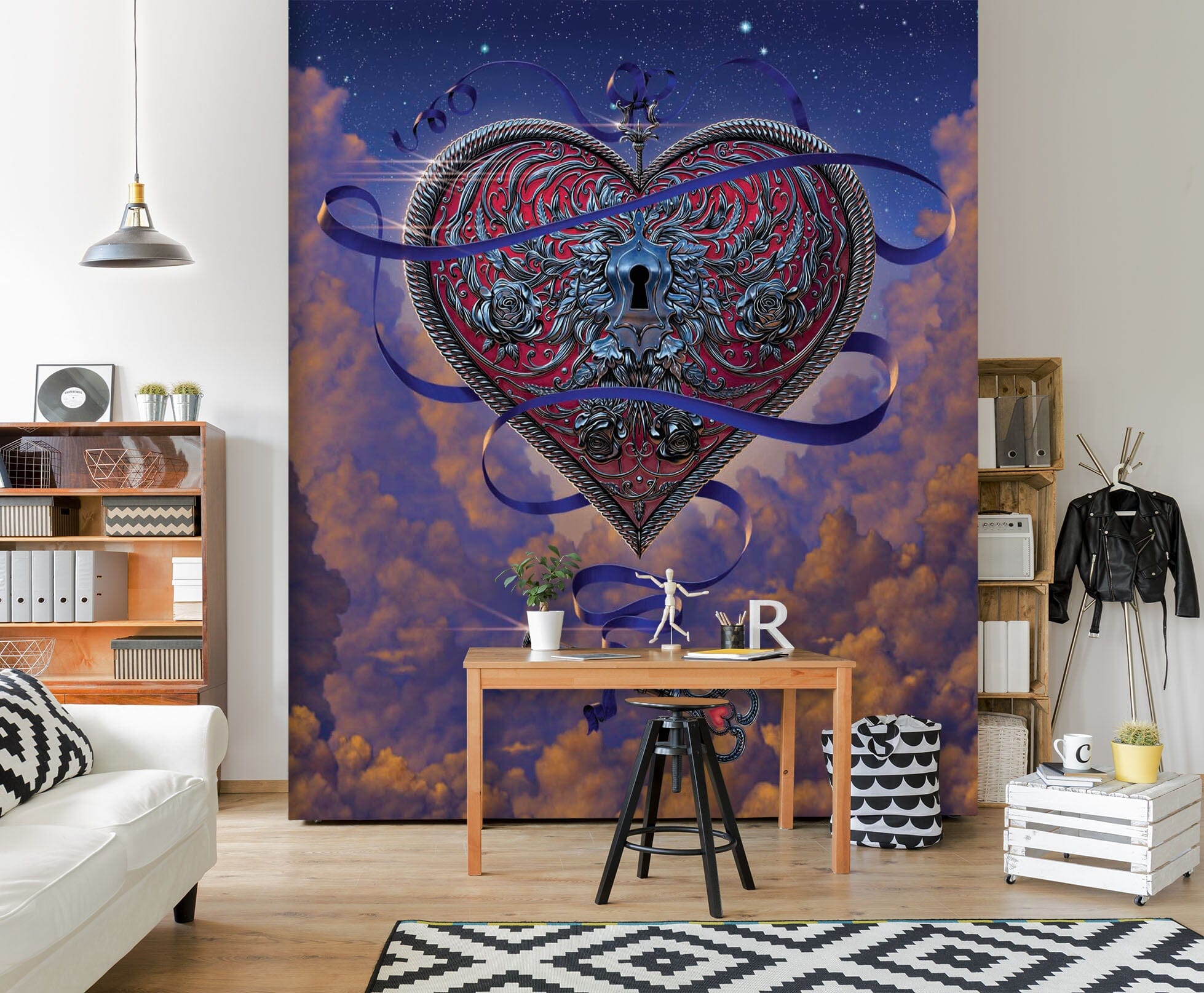 3D Love 1519 Wall Murals Exclusive Designer Vincent Wallpaper AJ Wallpaper 2 
