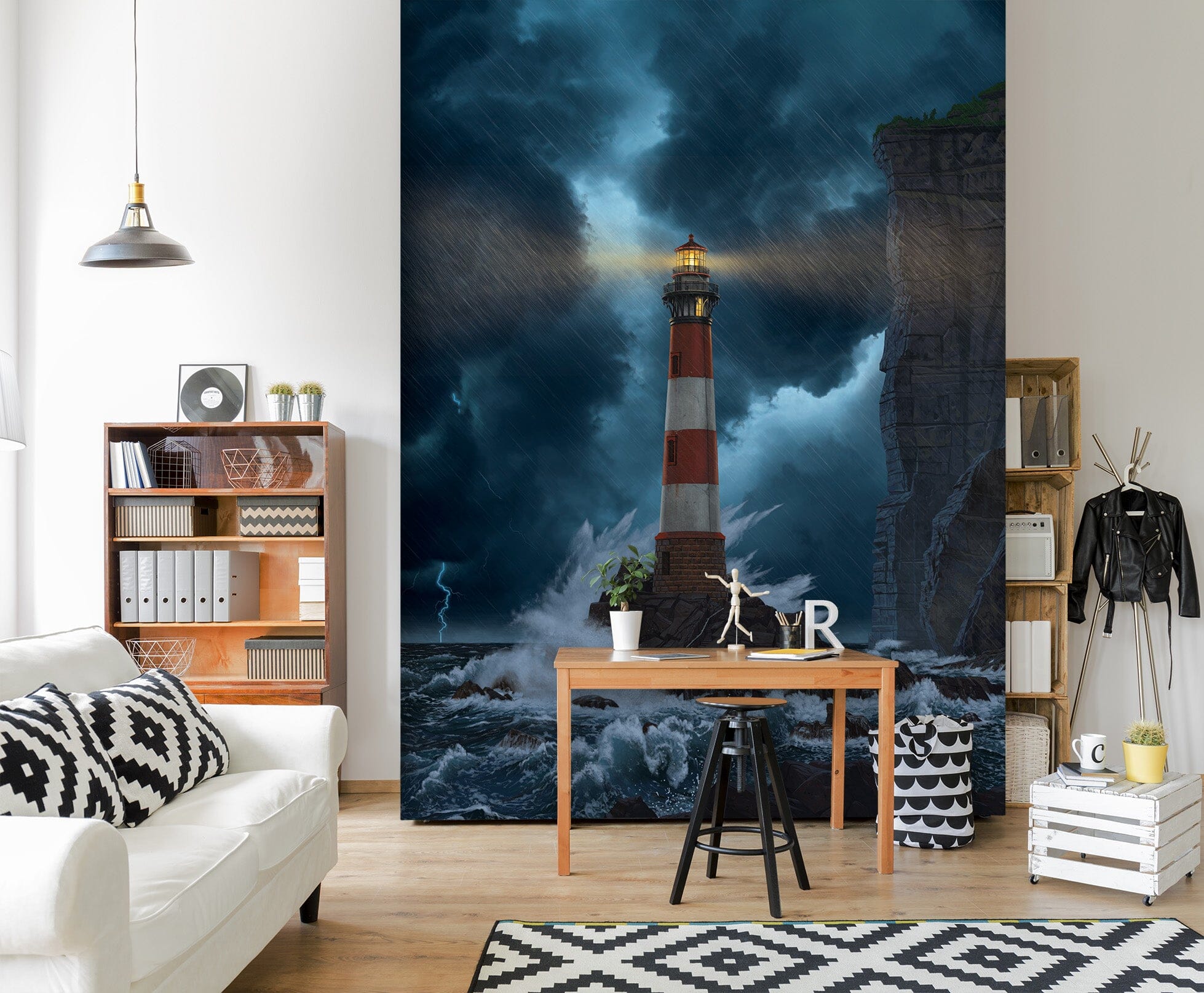 3D Lighthouse 1565 Wall Murals Exclusive Designer Vincent Wallpaper AJ Wallpaper 2 