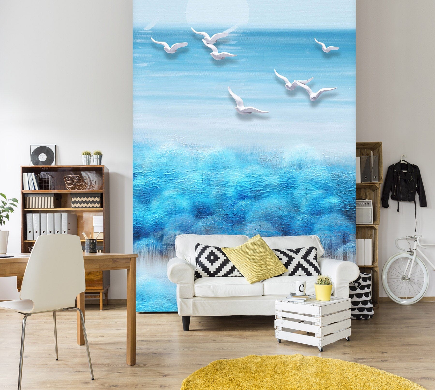 3D Painted Forest 1823 Wall Murals Wallpaper AJ Wallpaper 2 