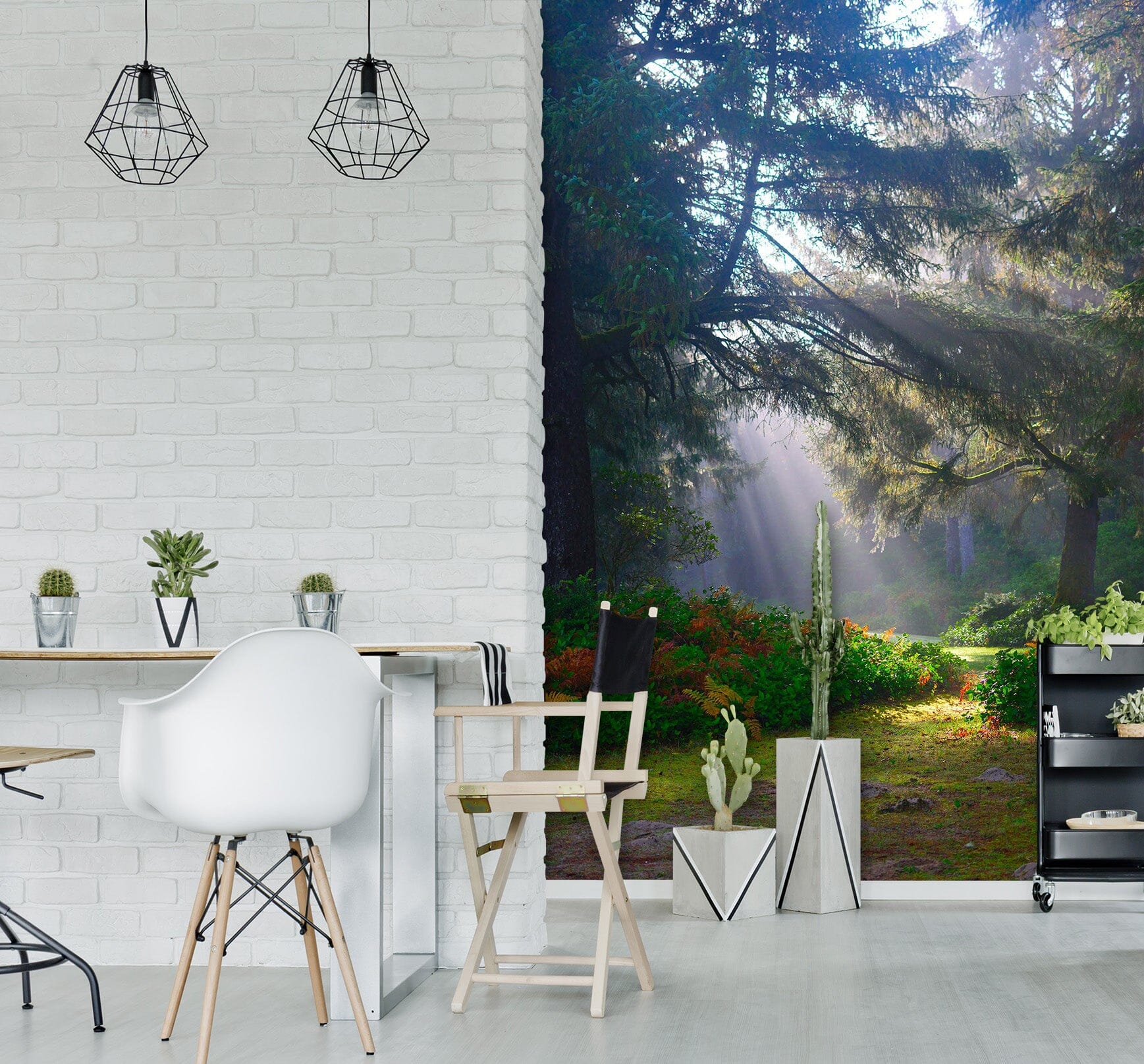 3D Sunny Forest 2096 Wall Murals Wallpaper AJ Wallpaper 2 