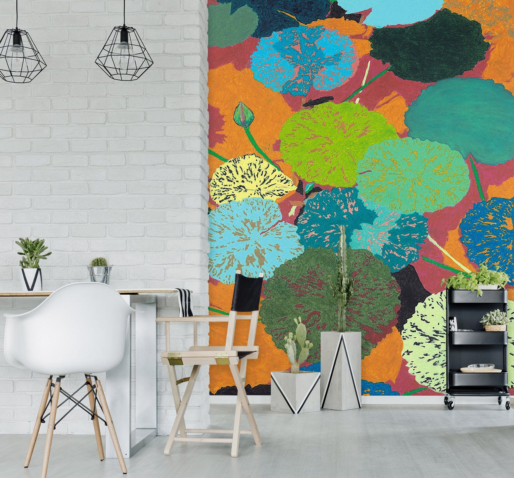 3D Colored Pond 288 Allan P. Friedlander Wall Mural Wall Murals Wallpaper AJ Wallpaper 2 