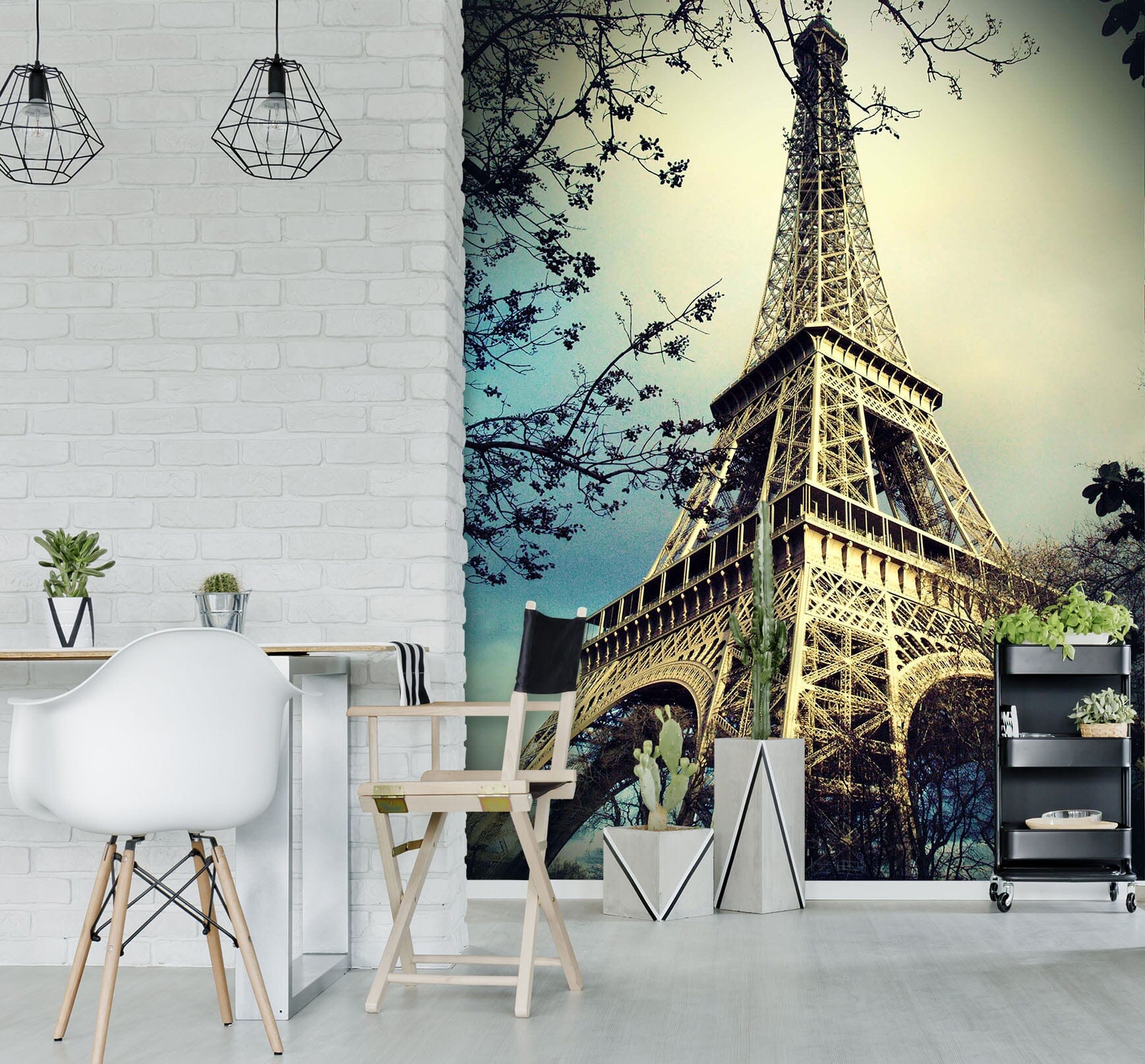 3D Eiffel Tower 103 Wall Murals Wallpaper AJ Wallpaper 2 