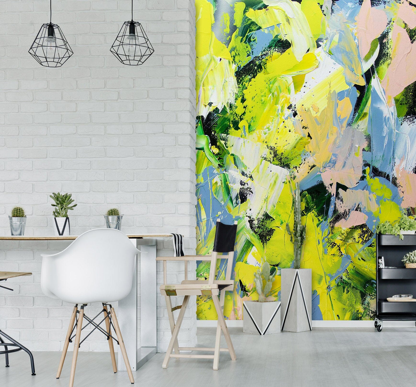 3D Yellow Wild Flowers 278 Allan P. Friedlander Wall Mural Wall Murals Wallpaper AJ Wallpaper 2 