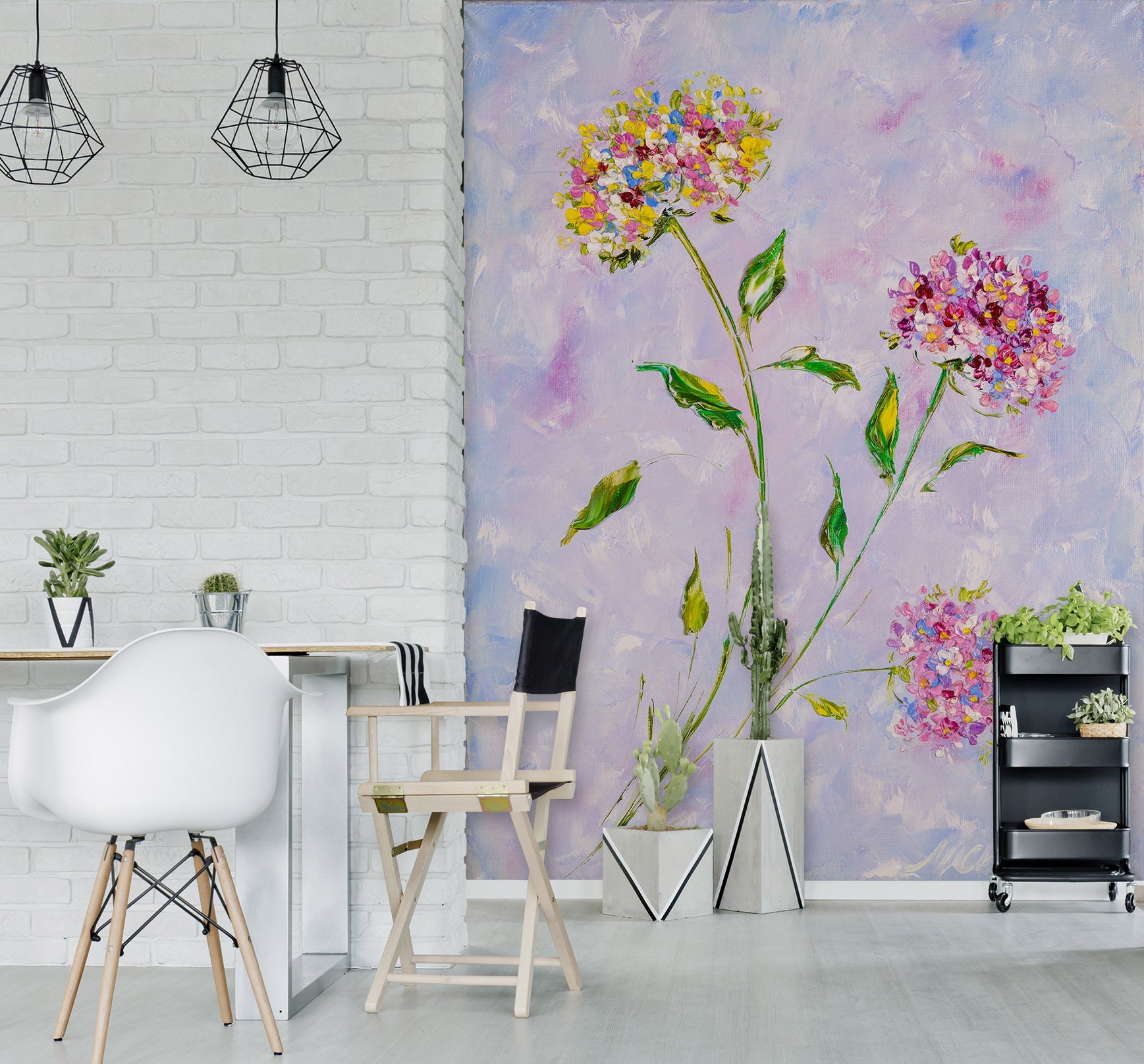 3D Colorful Flower 278 Skromova Marina Wall Mural Wall Murals