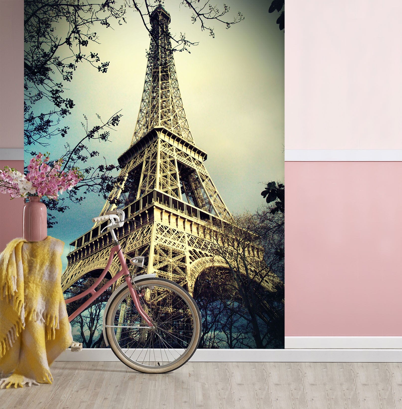 3D Eiffel Tower 105 Wall Murals Wallpaper AJ Wallpaper 2 