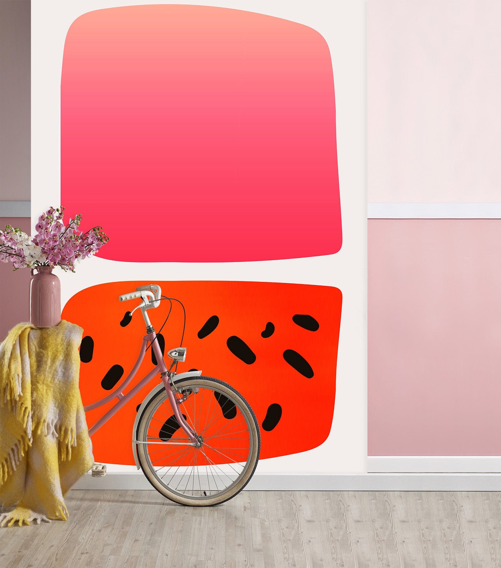 3D Red Piece 1406 Boris Draschoff Wall Mural Wall Murals Wallpaper AJ Wallpaper 2 