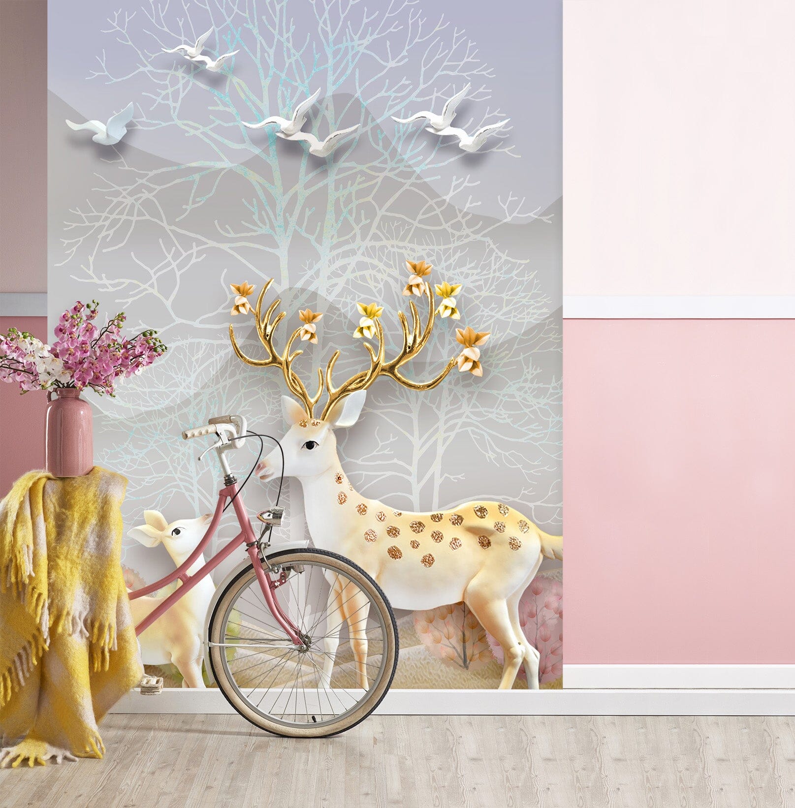 3D Asuka Fawn 1801 Wall Murals Wallpaper AJ Wallpaper 2 