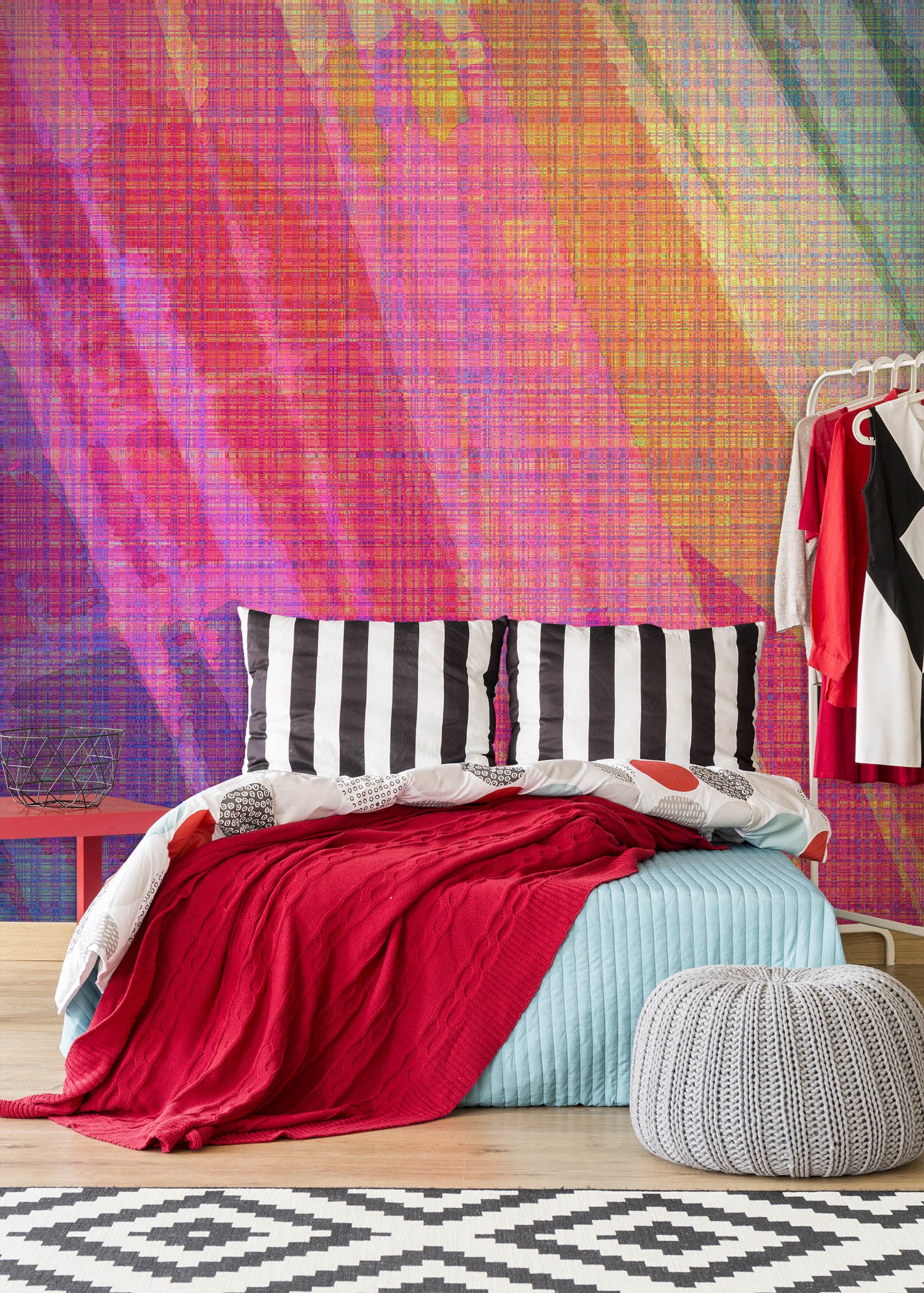 3D Abstract Rainbow 70125 Shandra Smith Wall Mural Wall Murals