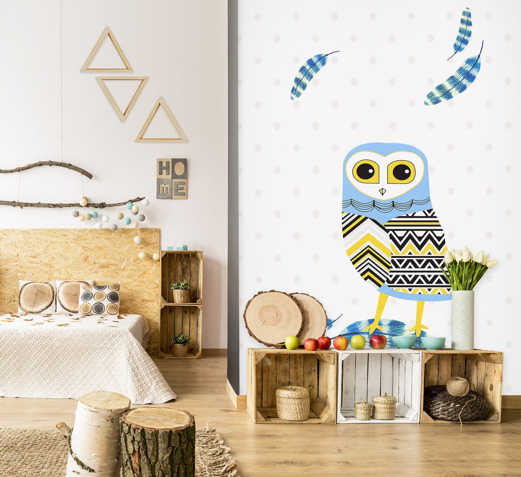 3D Parrot Feather 056 Wall Murals Wallpaper AJ Wallpaper 2 