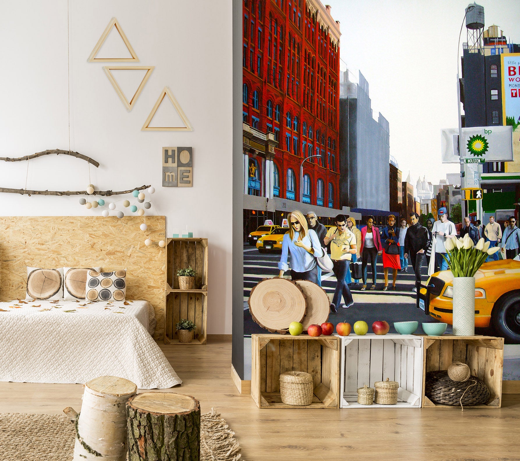 3D Pedestrian 11131 Matthew Holden Bates Wall Mural Wall Murals