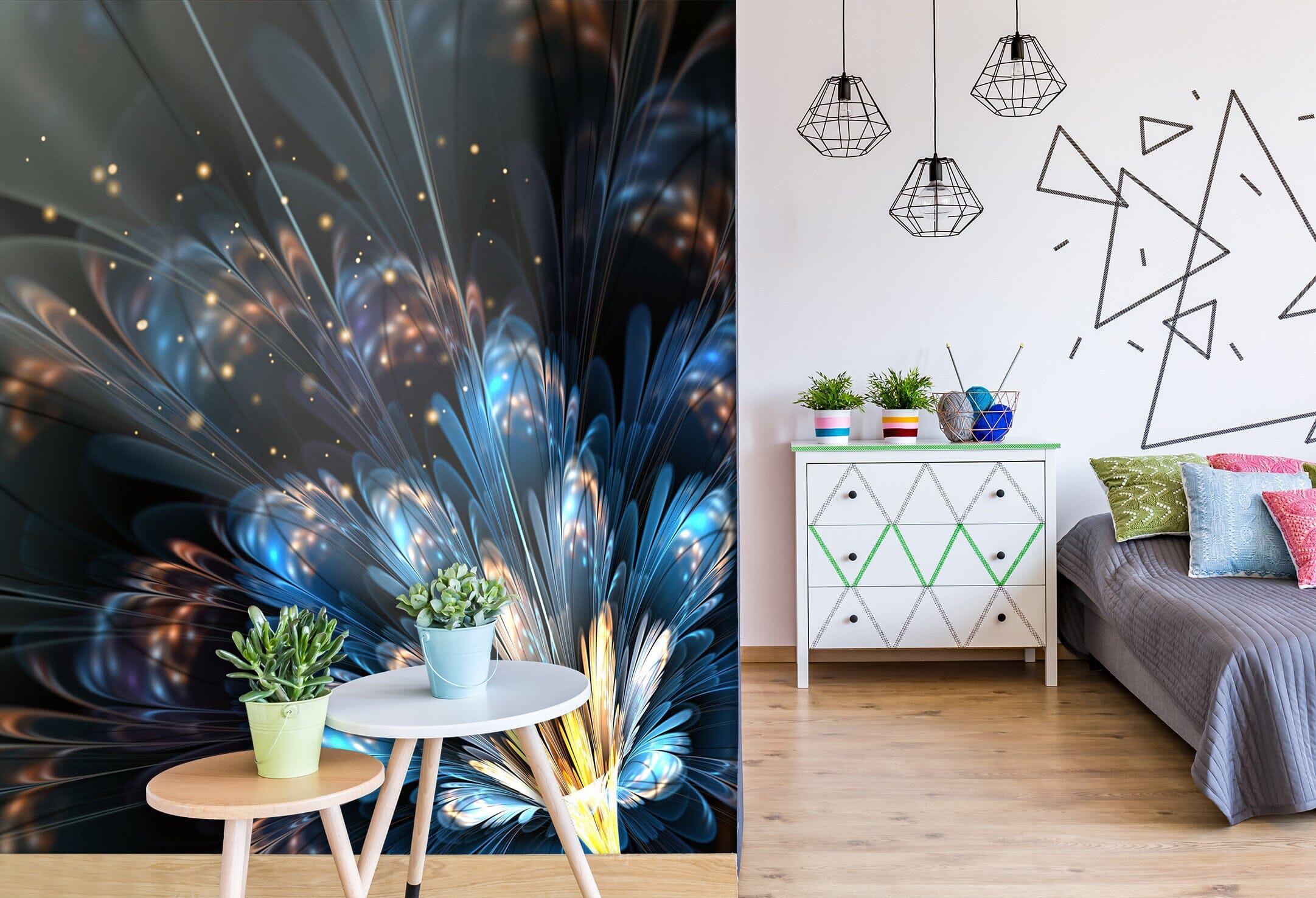 3D Color Firework 2022 Wall Murals Wallpaper AJ Wallpaper 2 