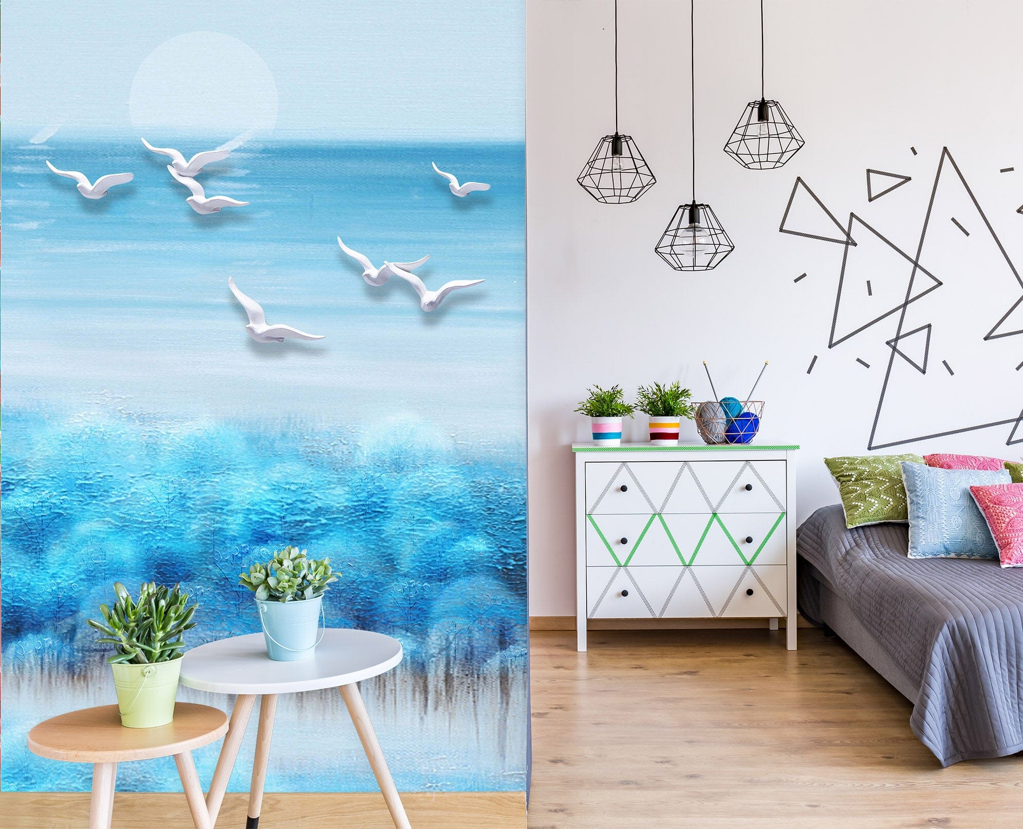 3D Painted Forest 1823 Wall Murals Wallpaper AJ Wallpaper 2 