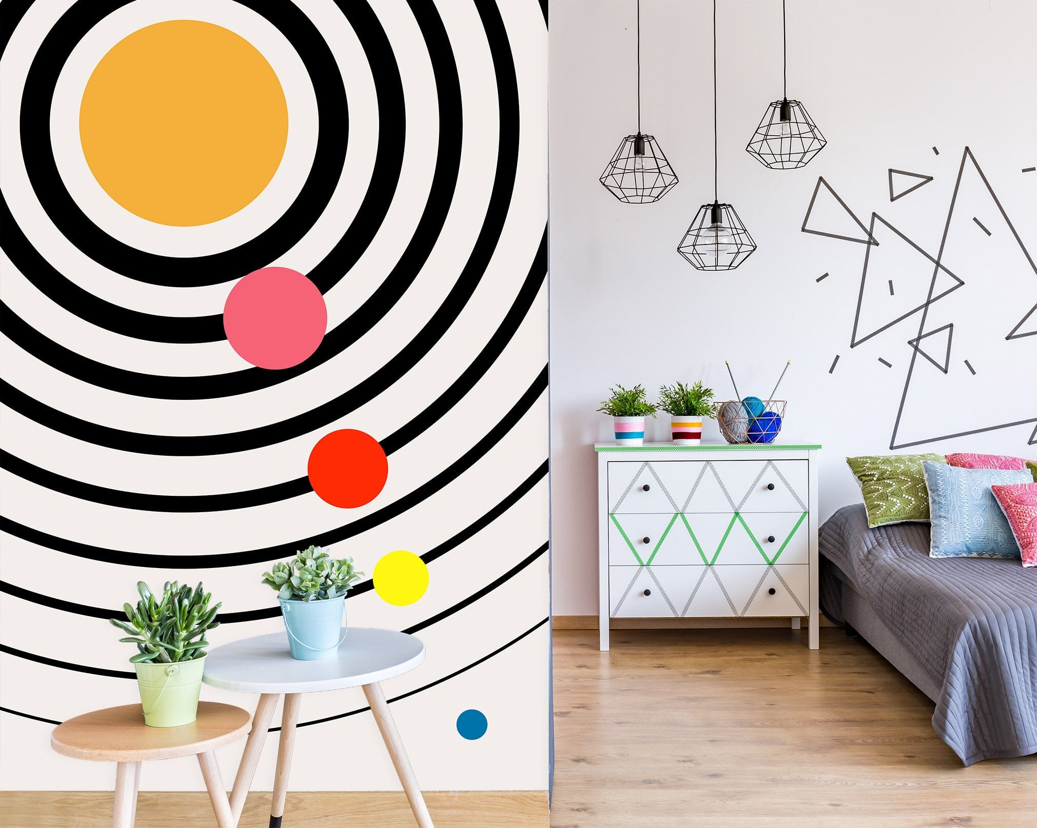 3D Black Circle 1497 Boris Draschoff Wall Mural Wall Murals Wallpaper AJ Wallpaper 2 