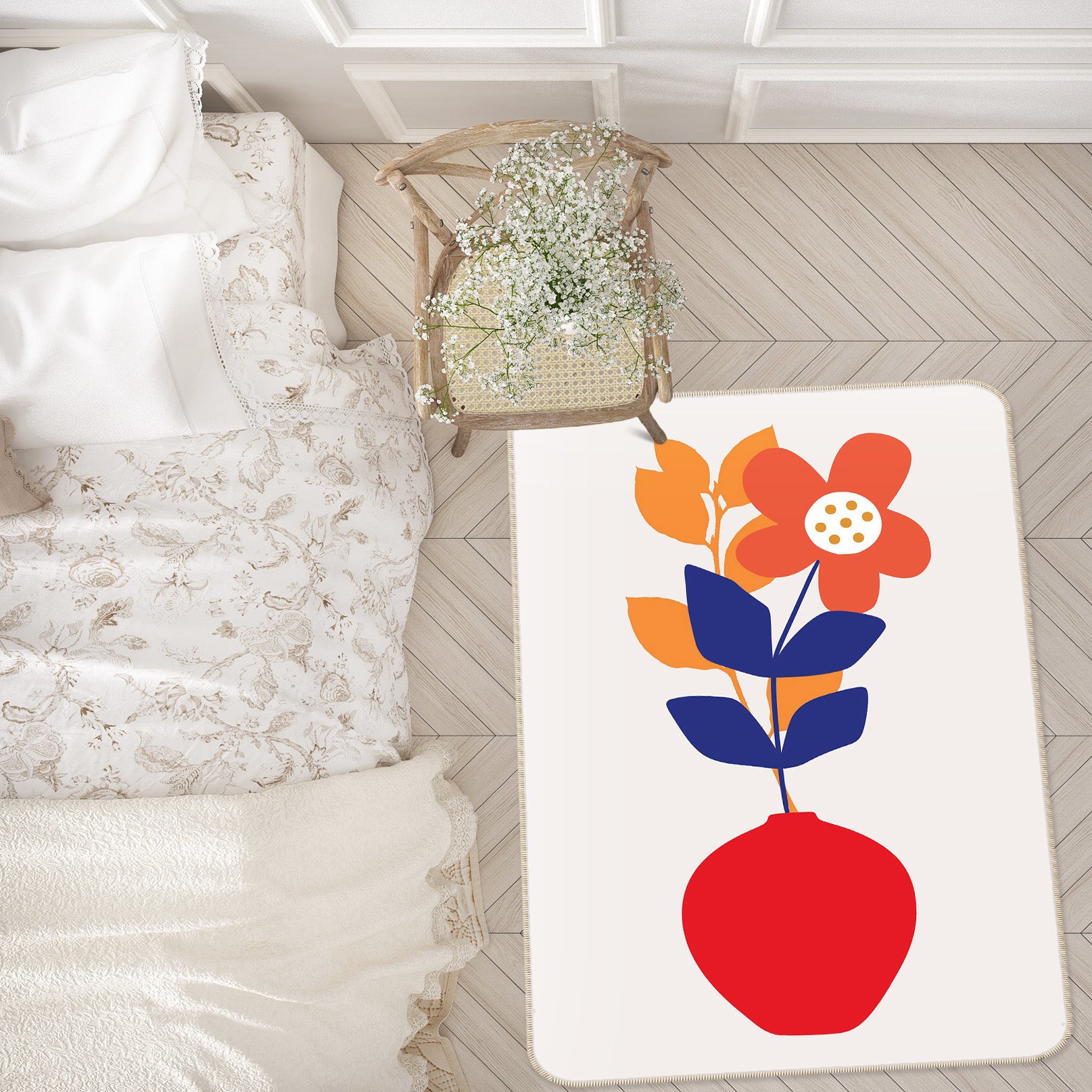 3D Tinki Tonk 1128 Boris Draschoff Rug Non Slip Rug Mat