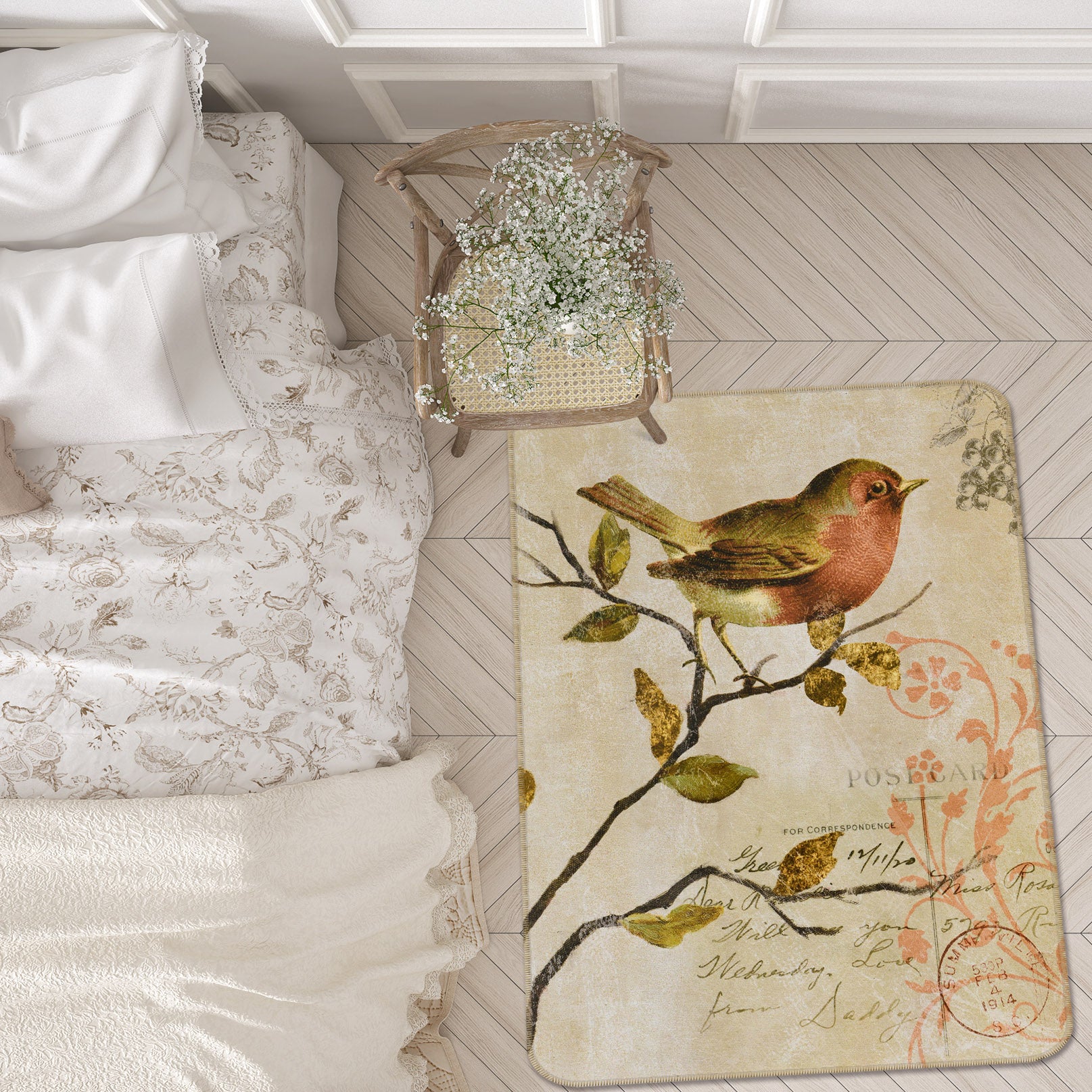 3D Bird 32130 Non Slip Rug Mat