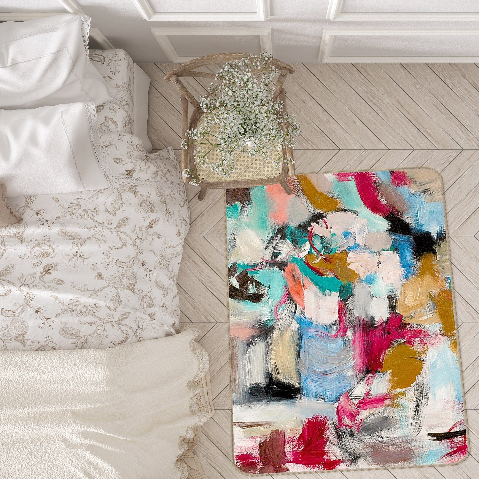 3D Color Graffiti 1025 Allan P. Friedlander Rug Non Slip Rug Mat Mat AJ Creativity Home 