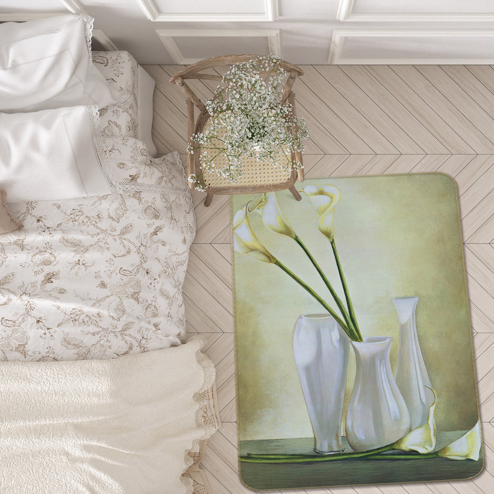 3D Vase 32168 Non Slip Rug Mat