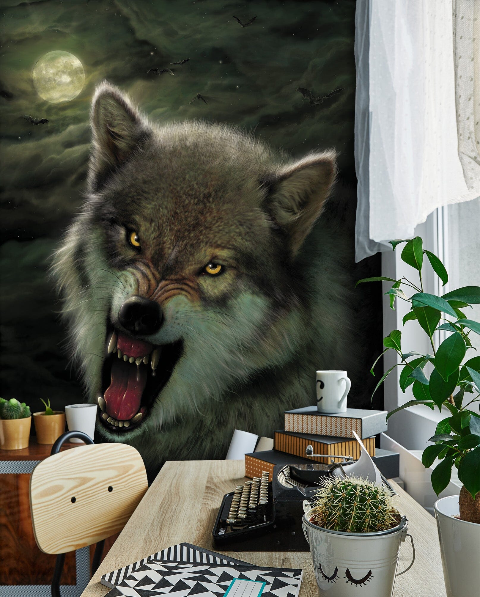 3D Nightbreed 1533 Wall Murals Exclusive Designer Vincent Wallpaper AJ Wallpaper 2 