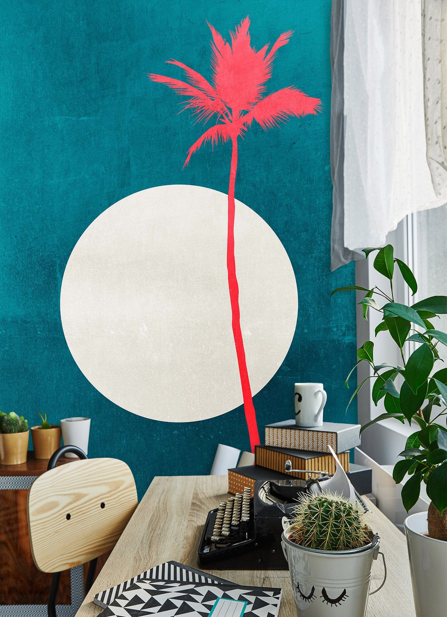 3D Red Tree 1421 Boris Draschoff Wall Mural Wall Murals Wallpaper AJ Wallpaper 2 