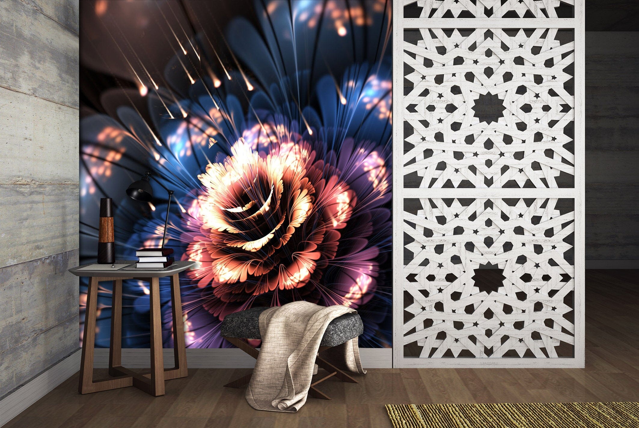 3D Firework Flower 2023 Wall Murals Wallpaper AJ Wallpaper 2 