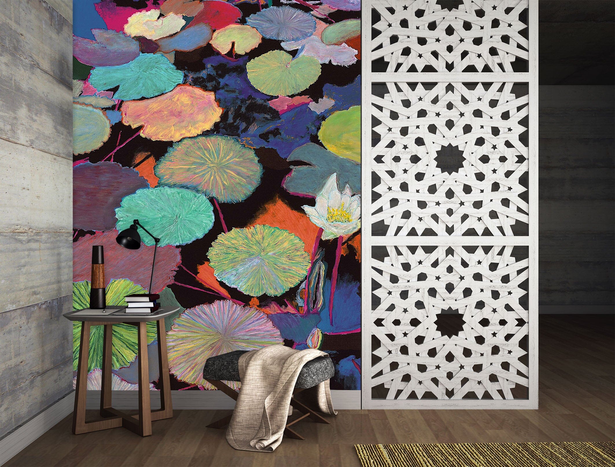 3D Lotus Bloom 289 Allan P. Friedlander Wall Mural Wall Murals Wallpaper AJ Wallpaper 2 