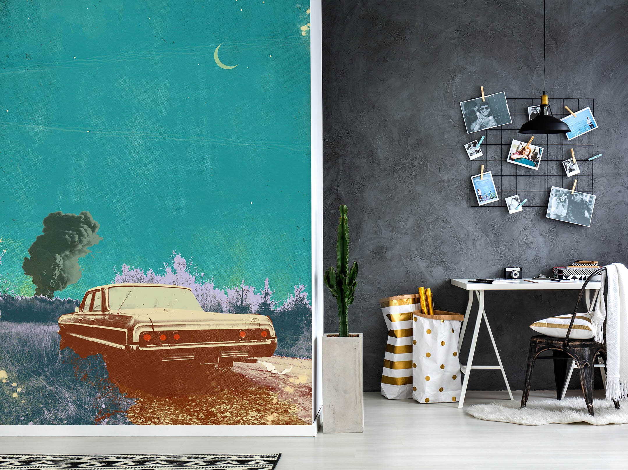 3D Evening Explosion 1402 Showdeer Wall Mural Wall Murals Wallpaper AJ Wallpaper 2 