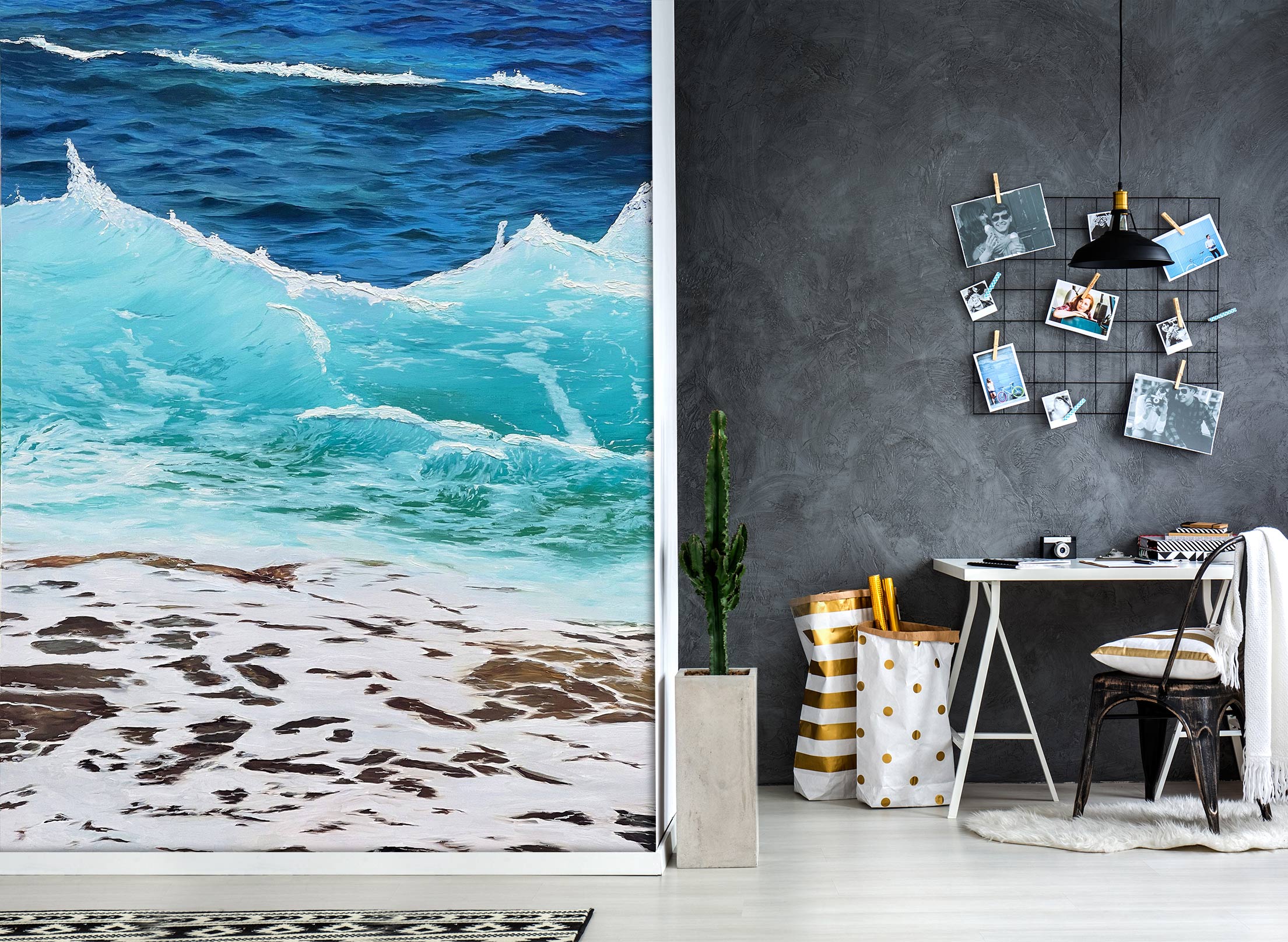 3D Waves 9835 Marina Zotova Wall Mural Wall Murals