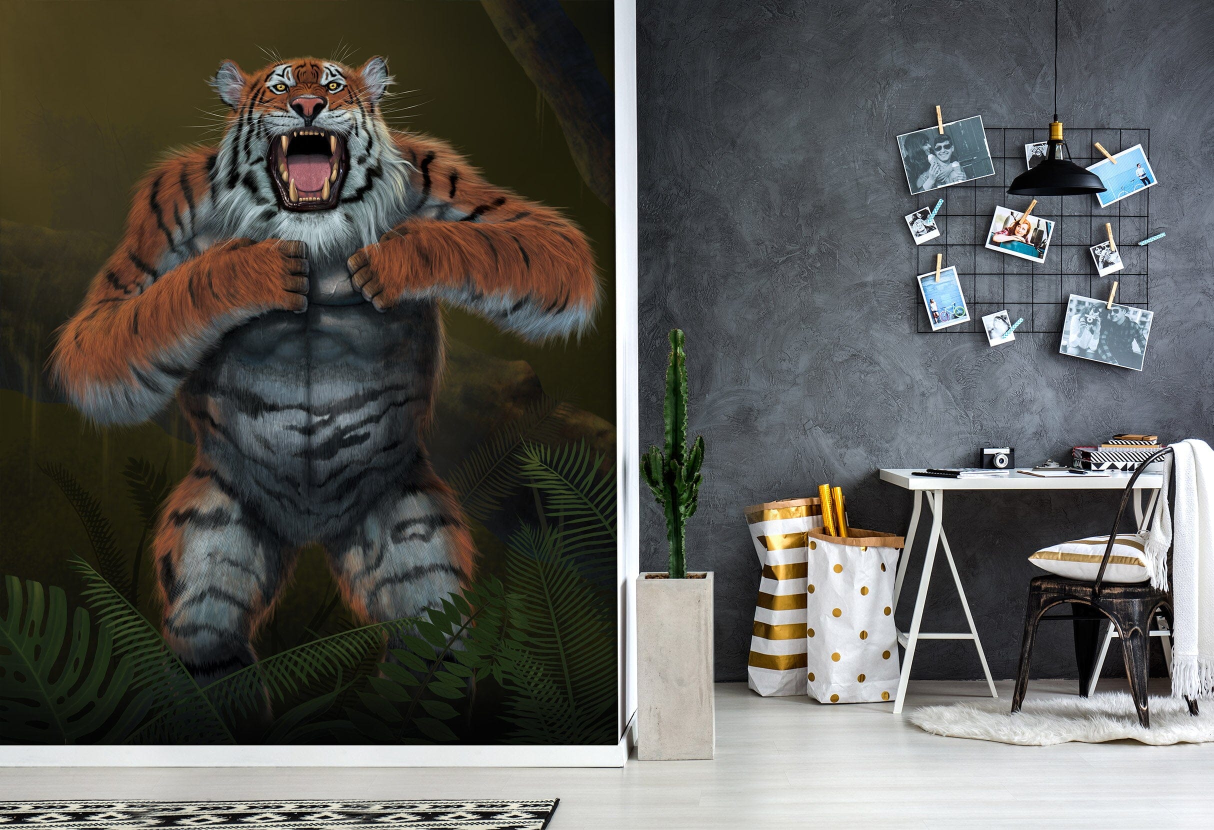 3D Tigerilla 1559 Wall Murals Exclusive Designer Vincent Wallpaper AJ Wallpaper 2 