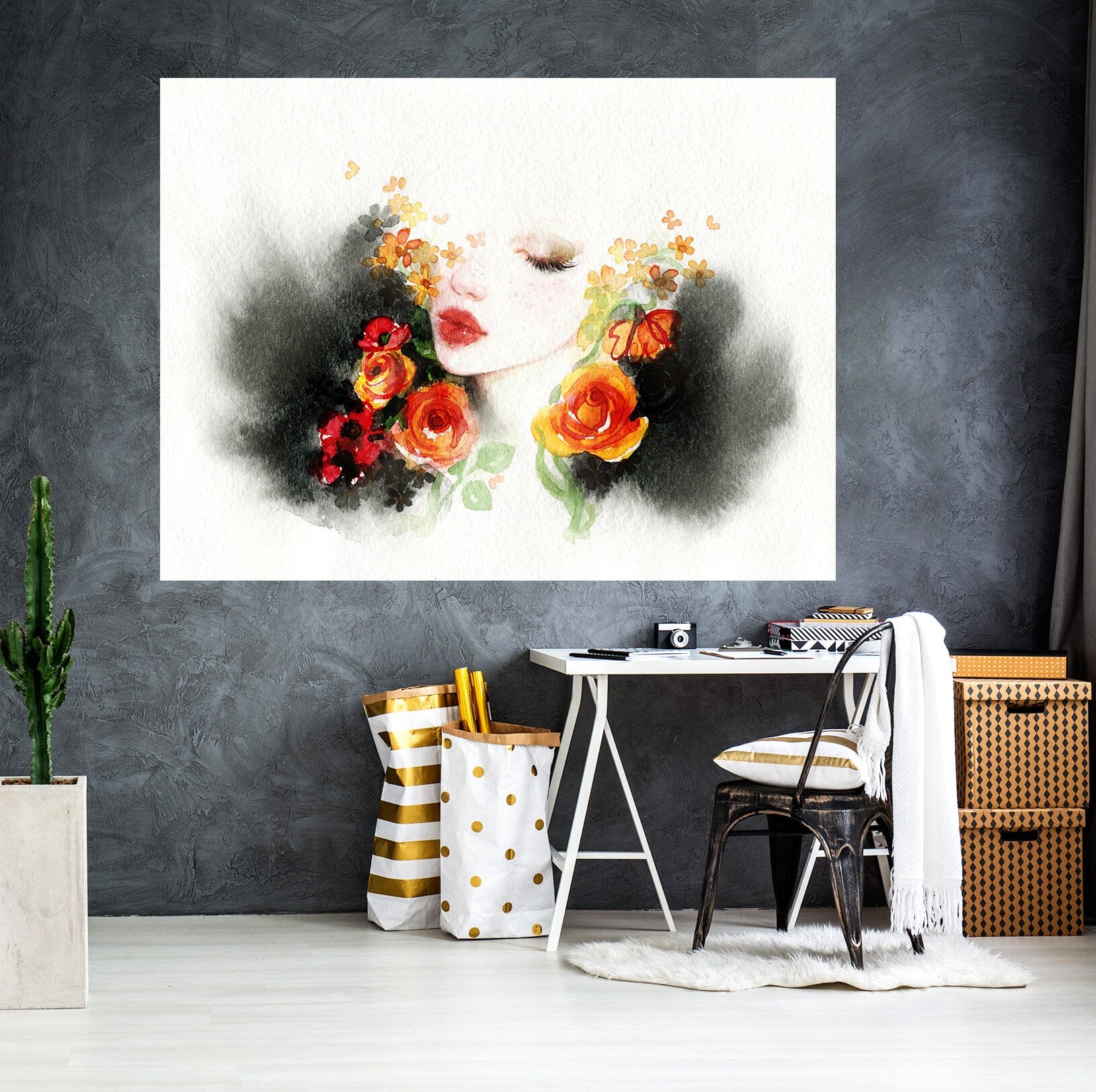 3D Beauty Woman 1059 Wall Sticker Wallpaper AJ Wallpaper 2 