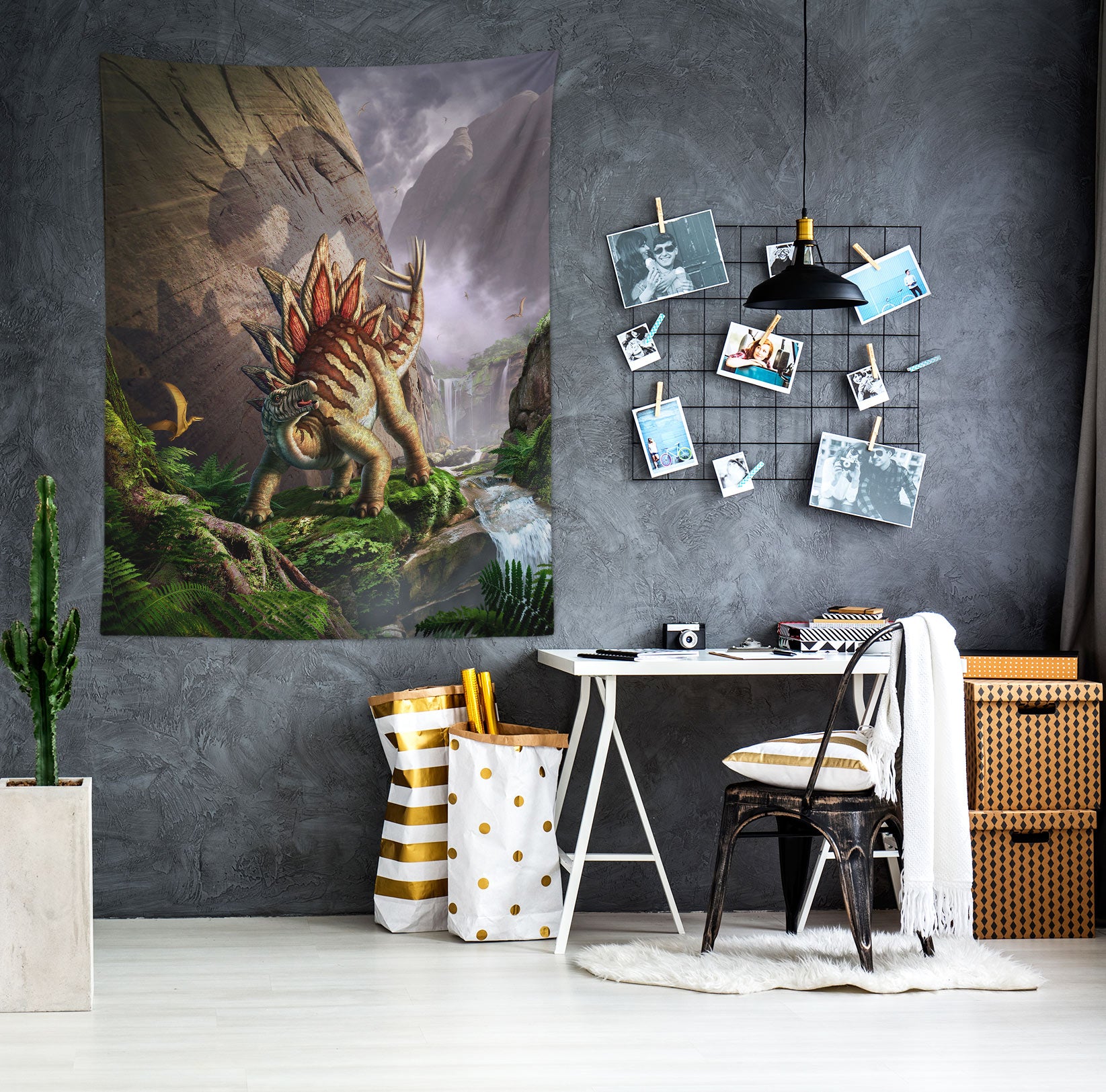 3D Dinosaur 111140 Jerry LoFaro Tapestry Hanging Cloth Hang