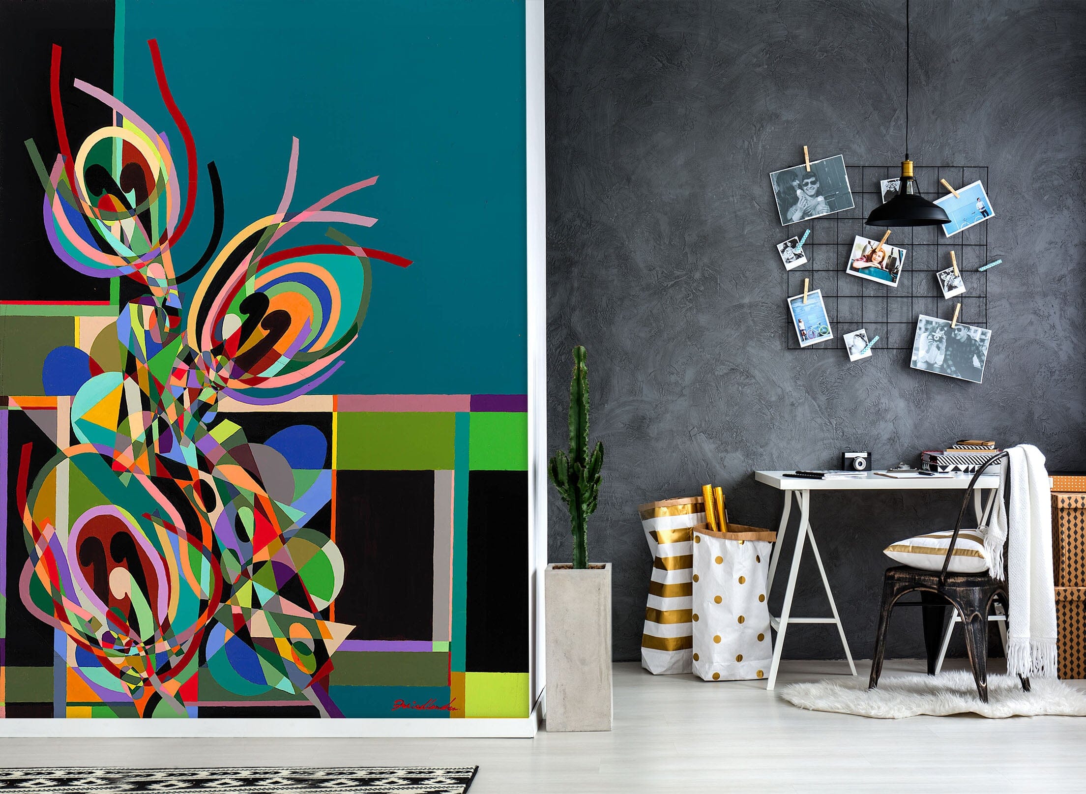 3D Color Pattern 261 Allan P. Friedlander Wall Mural Wall Murals Wallpaper AJ Wallpaper 2 