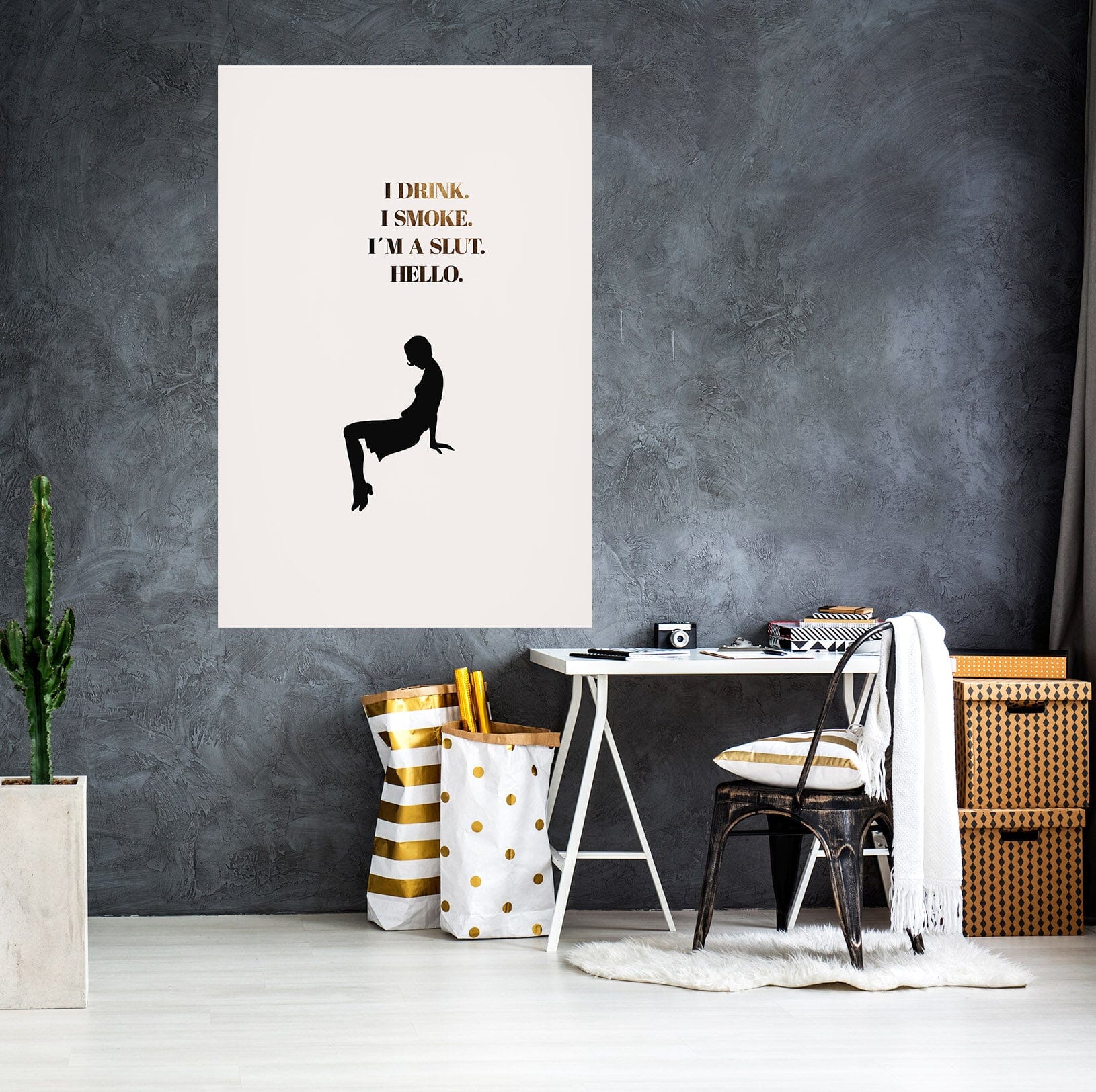 3D Black Letters 152 Boris Draschoff Wall Sticker Wallpaper AJ Wallpaper 2 