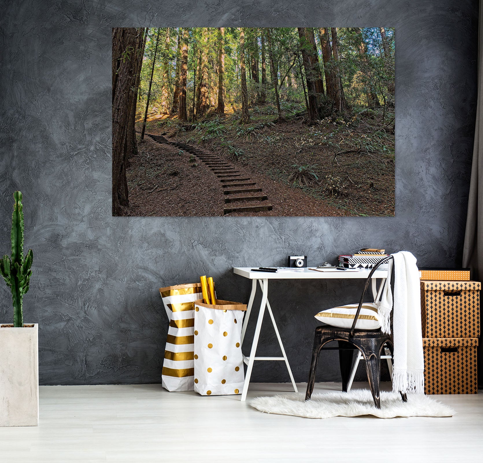 3D Forest Path 61185 Kathy Barefield Wall Sticker