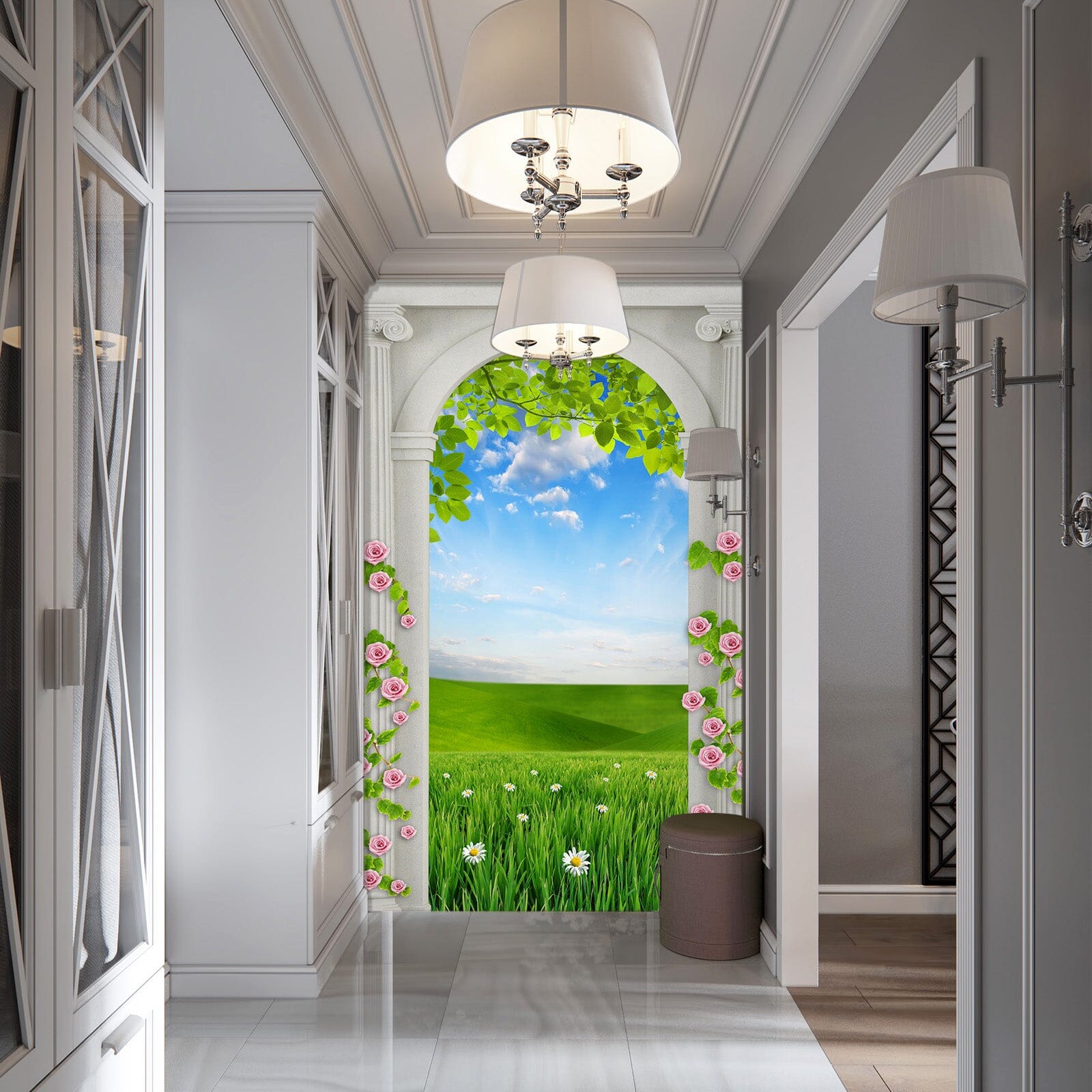3D Prairie Flowers 1876 Wall Murals Wallpaper AJ Wallpaper 2 