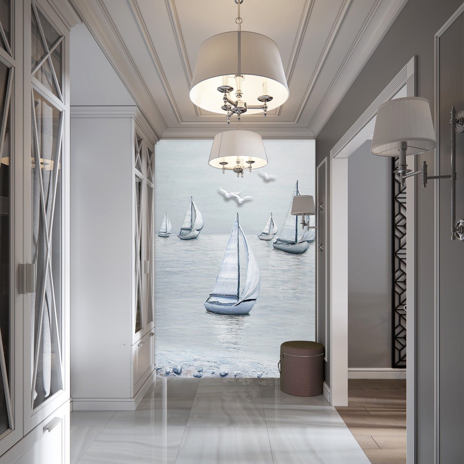 3D Sea Cruise 066 Wall Murals Wallpaper AJ Wallpaper 2 