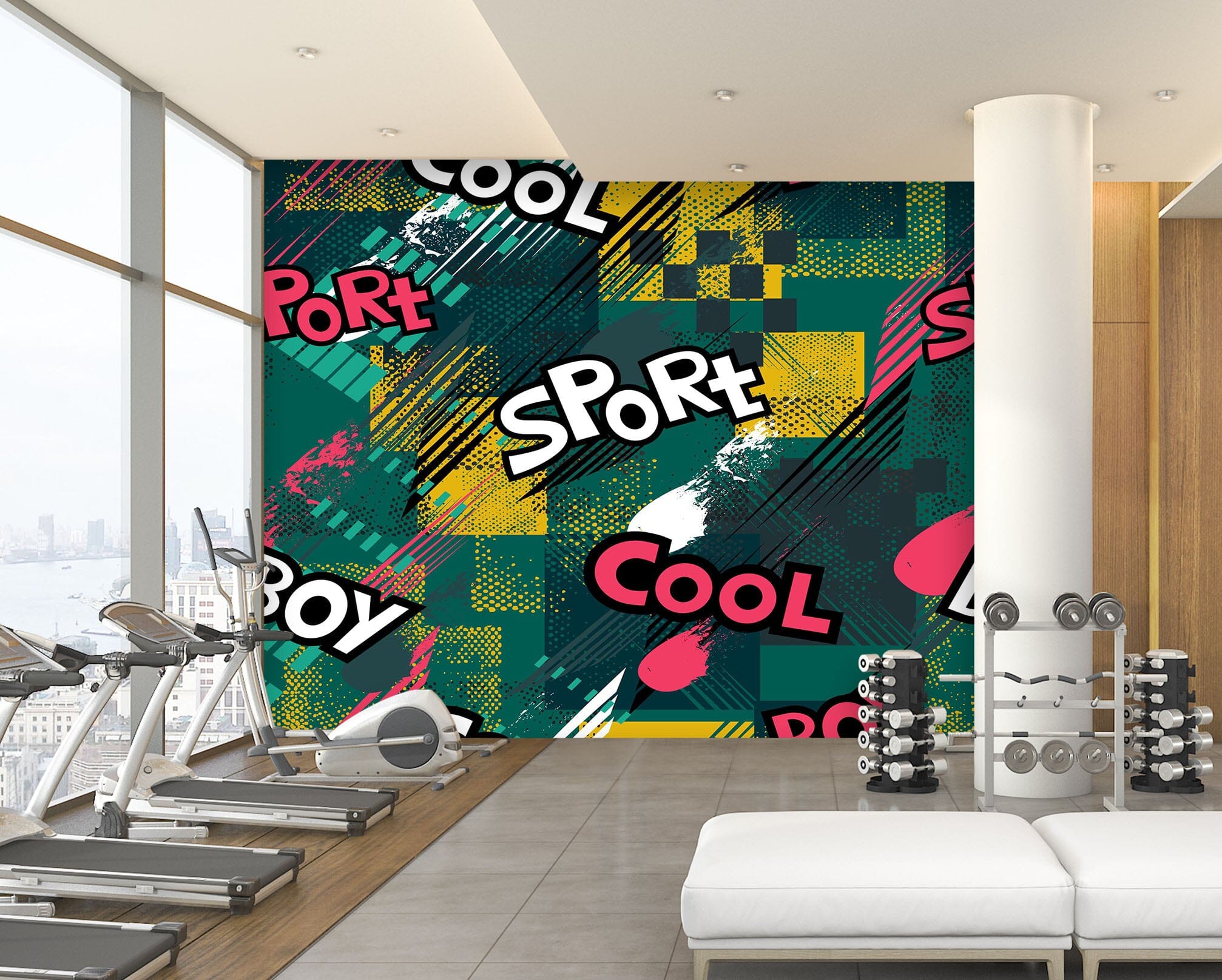 3D Color Graffiti 307 Wall Murals Wallpaper AJ Wallpaper 2 